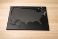 50 States USA Map 3D Printed Puzzle – Educational Geography Desk Display