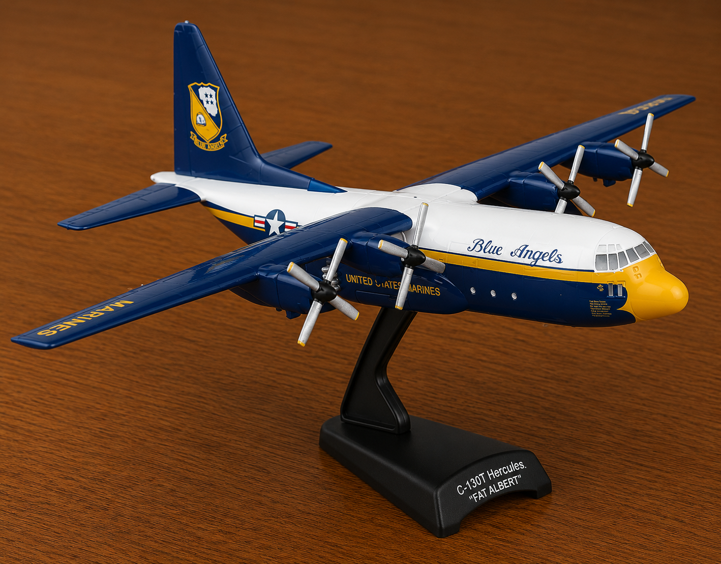 Fat Albert” C-130 Die-Cast Aircraft Model – 1:200 Scale Display Plane