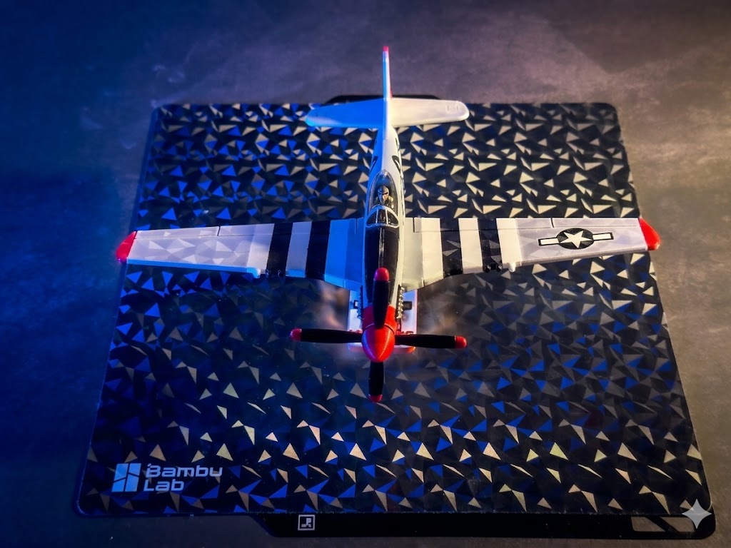 P-51D Mustang 3D Printed Aircraft Model Kit
