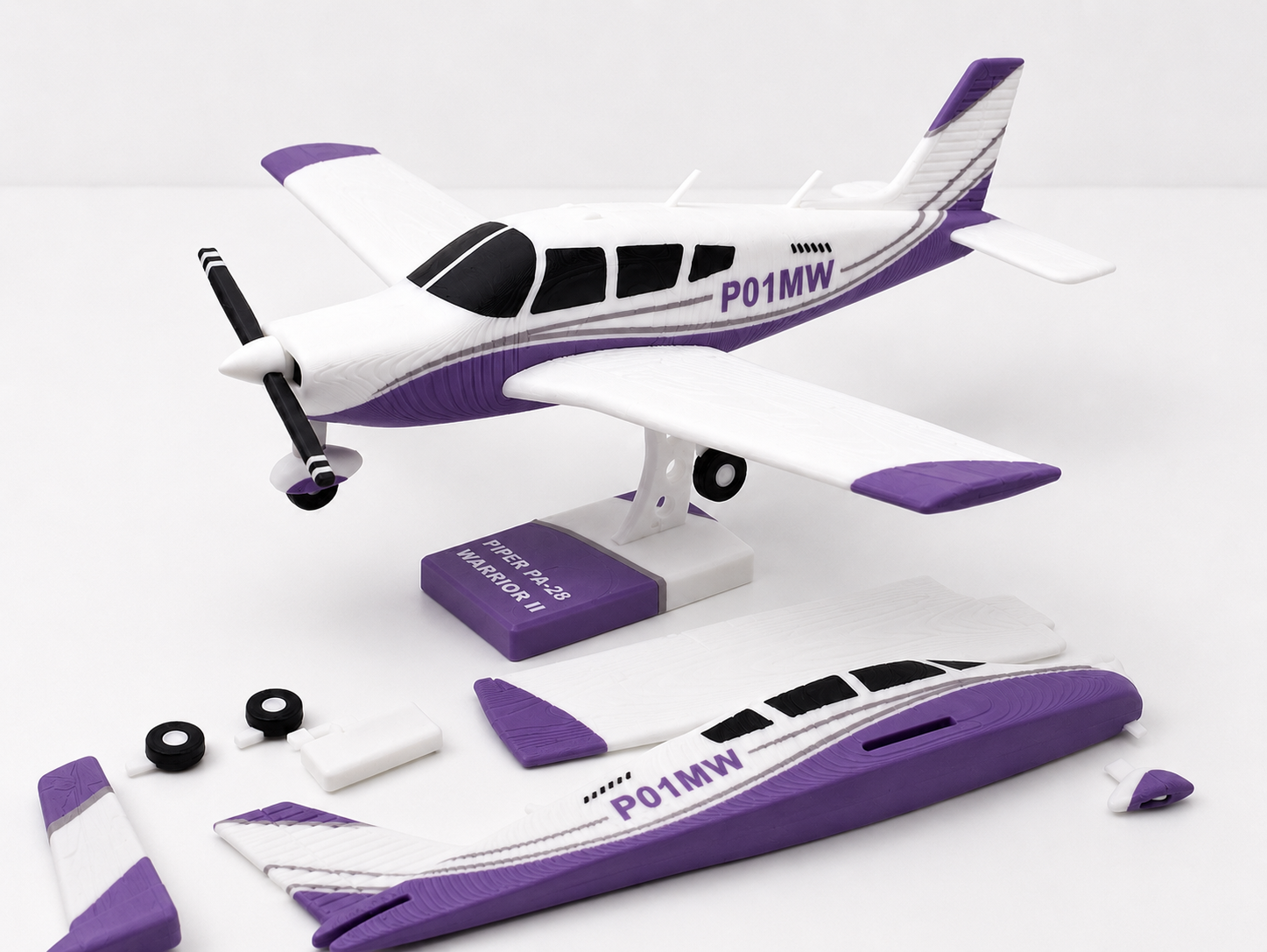 Piper PA-28 Warrior II 3D Printed Model Kit
