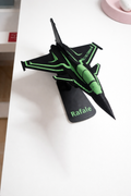 Rafale Fighter Jet 3D Printed Aircraft Model | Aviation Desk Decor