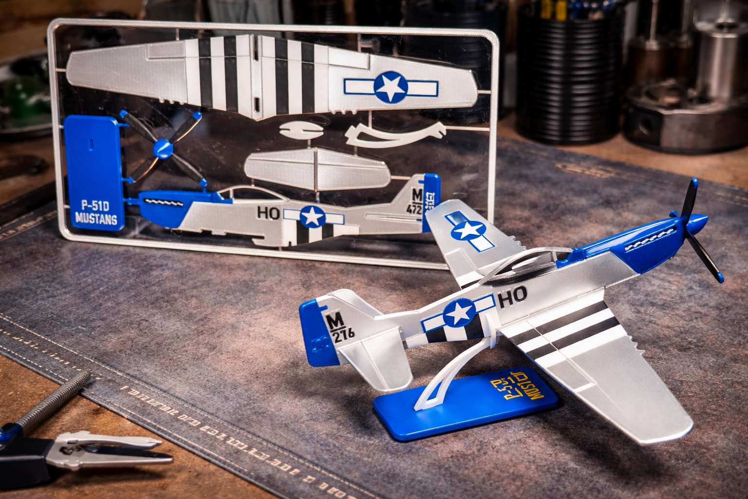P-51 Mustang 3D Printed Aircraft Display Model