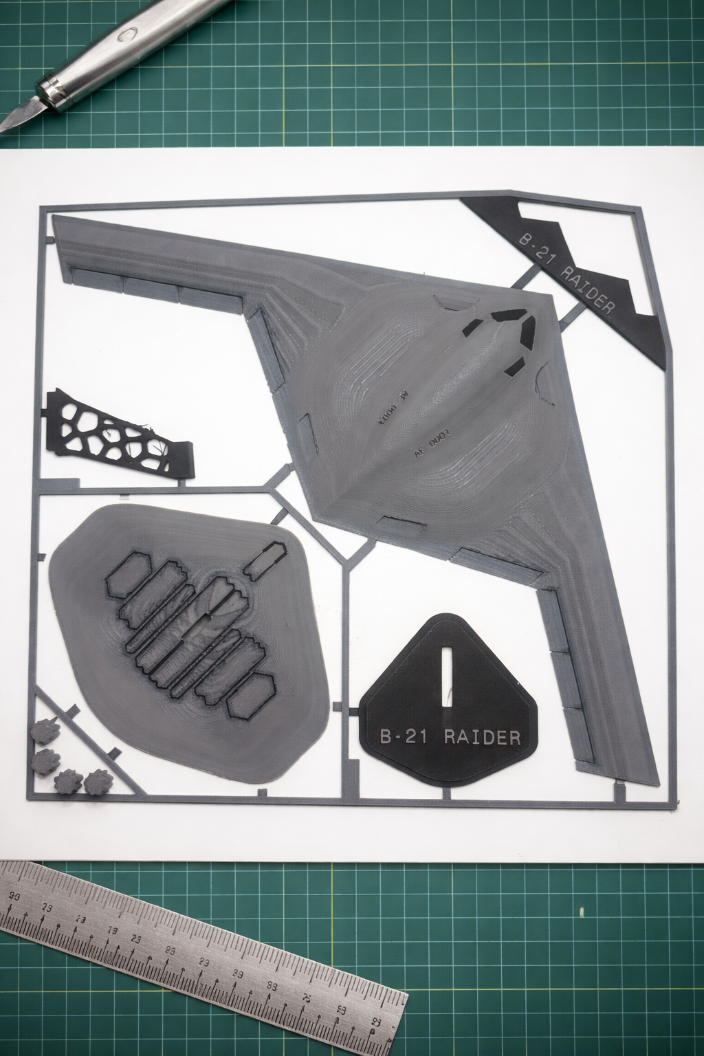 Military Bomber Aircraft Bundle 3D Printed Model Kit Set – Strategic Bomber Collection