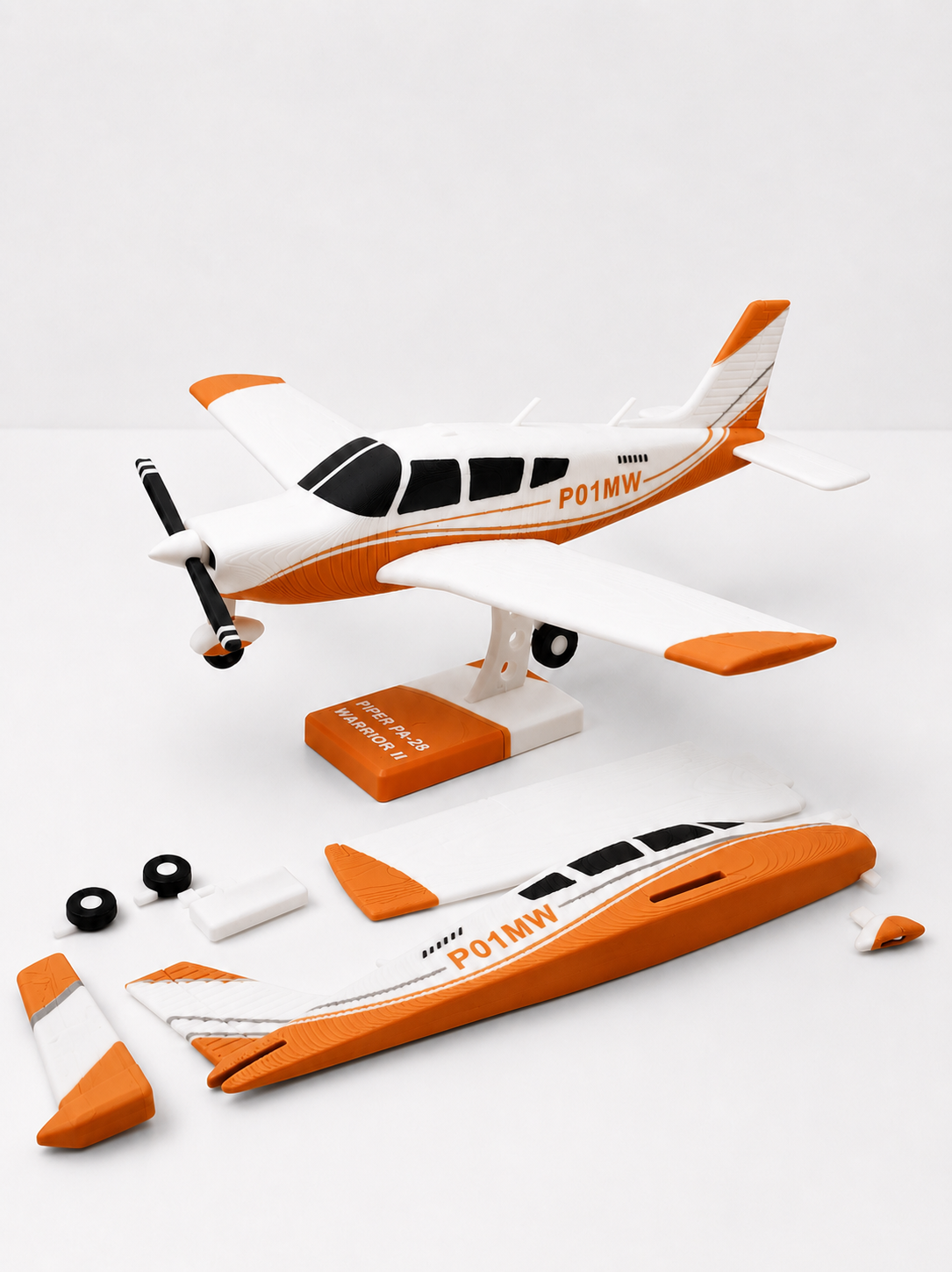 Piper PA-28 Warrior II 3D Printed Model Kit