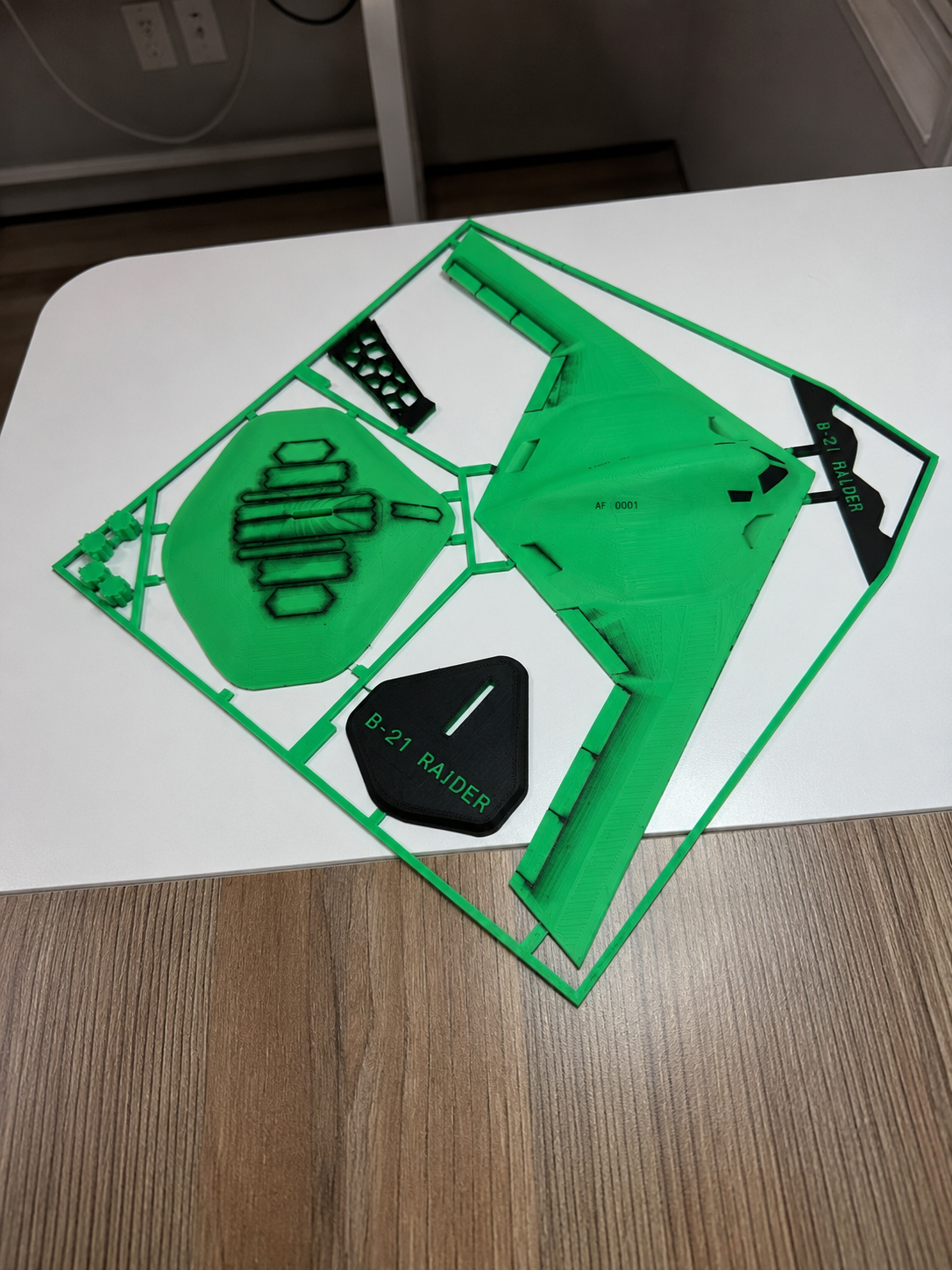 B-21 Raider 3D Printed Aircraft Model Kit – Stealth Bomber Edition