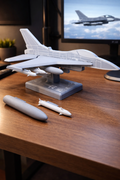 F-16 Fighting Falcon 3D Printed Fighter Jet Model – Military Aircraft Desk Decor