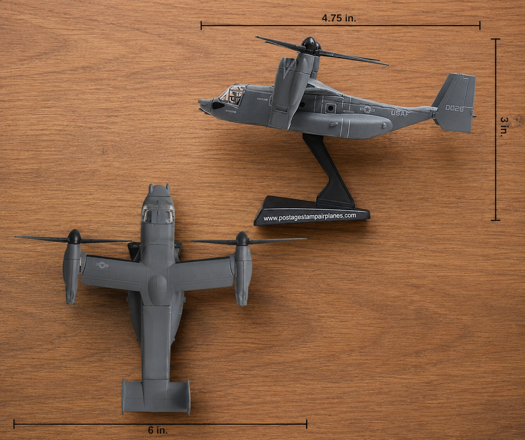 V-22 Osprey Die-Cast Aircraft Model – 1:150 Scale Military Tiltrotor Display Plane