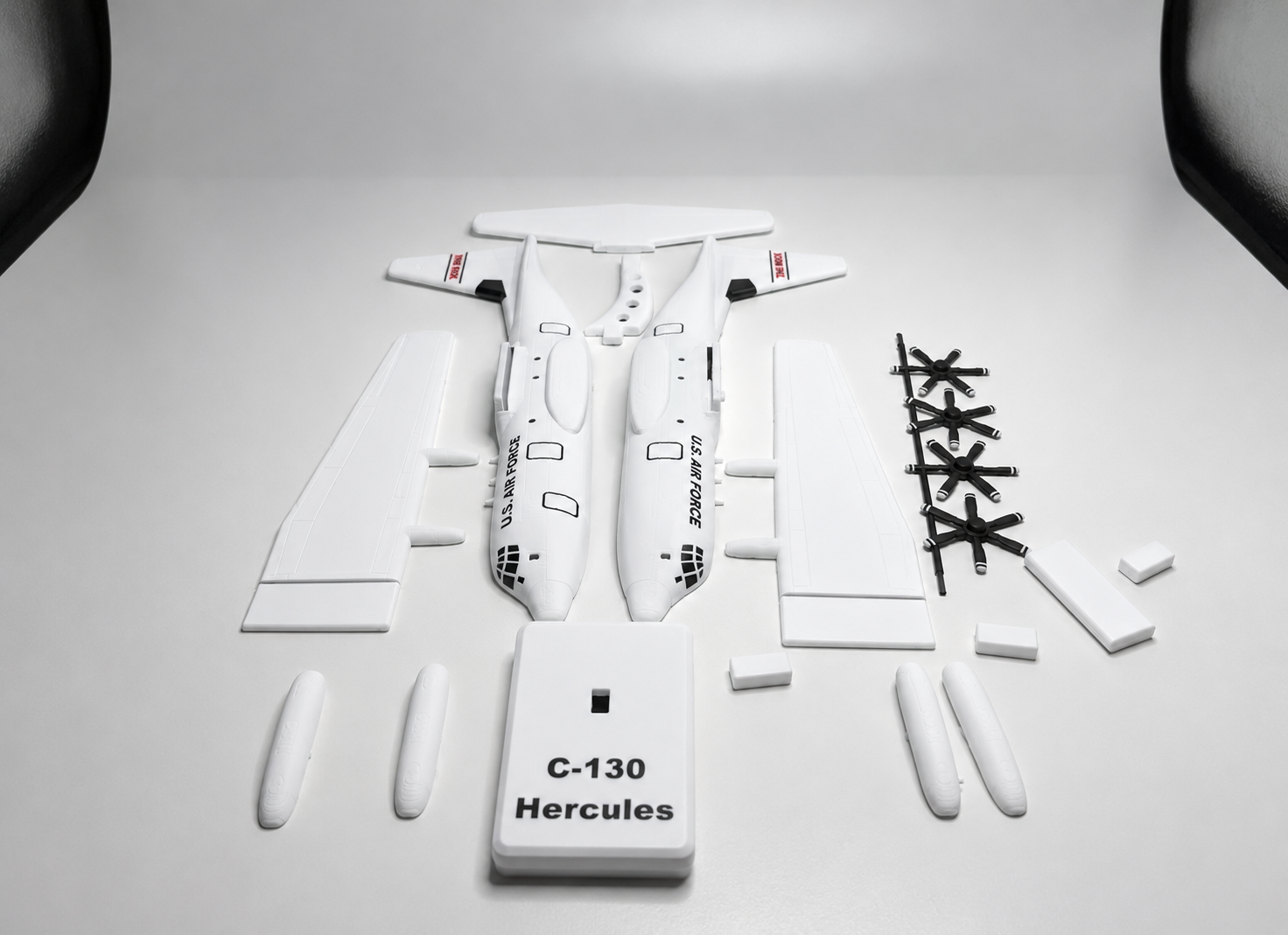 C-130J Hercules 3D Printed Aircraft Model Kit – Military Cargo Plane