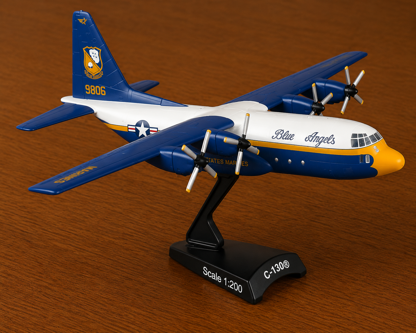 Fat Albert” C-130 Die-Cast Aircraft Model – 1:200 Scale Display Plane