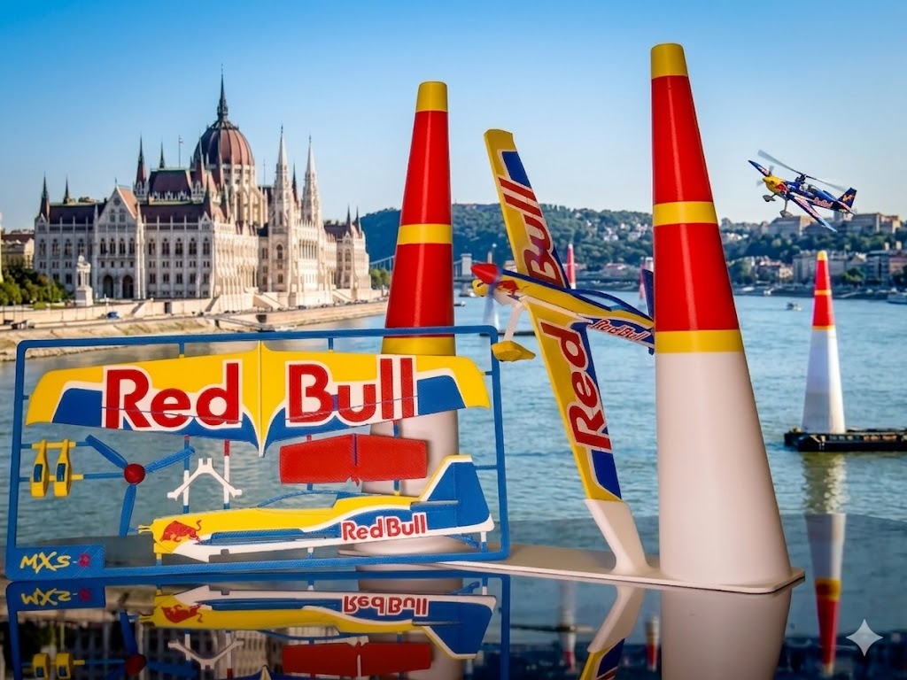 Red Bull MXS-R 3D Printed Air Race Plane Model Kit