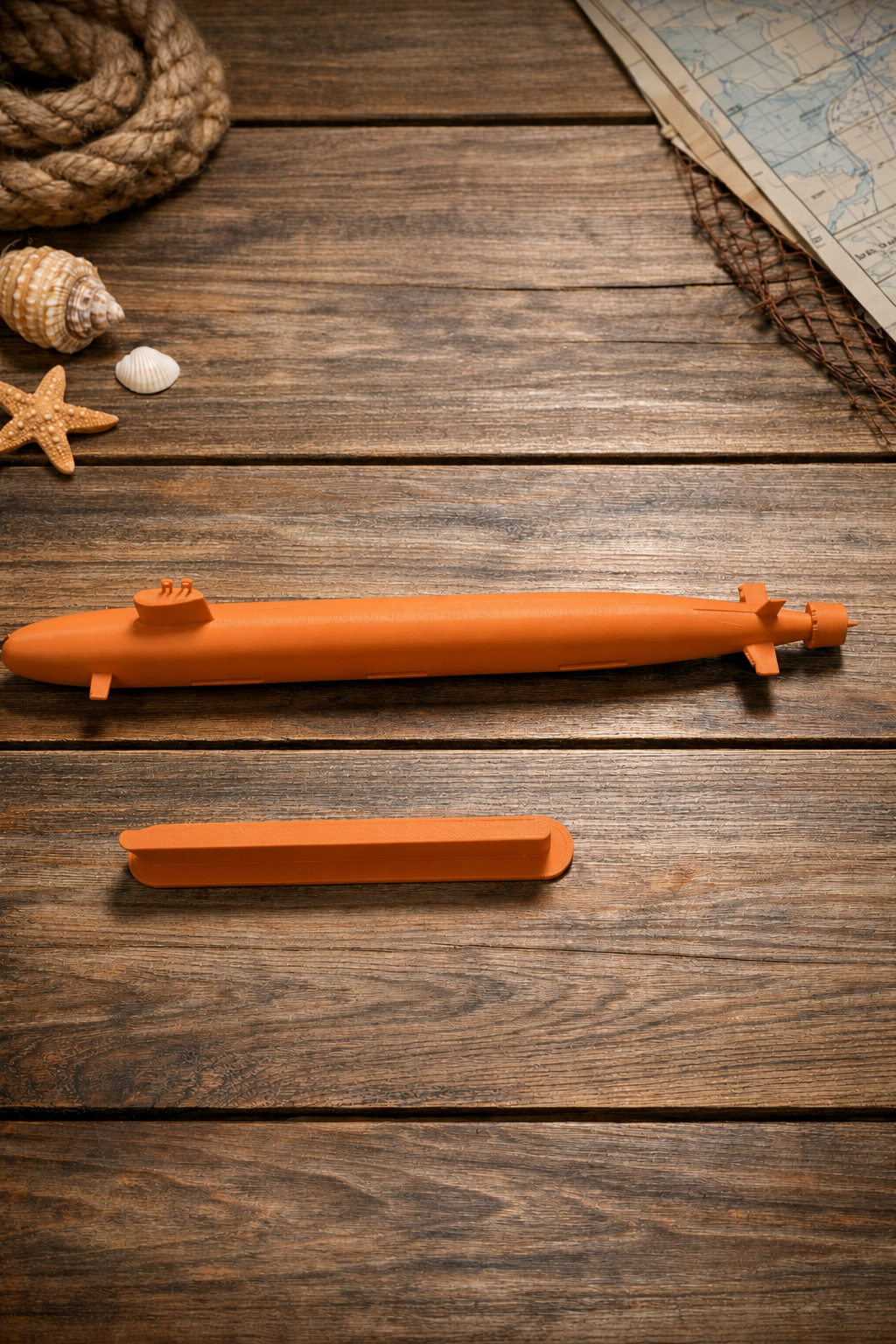 Virginia Class Submarine Display Model Virginia Class Submarine Display Model – 3D Printed Navy Submarine with Stand – Military Naval Desk Decor – Modern Submarine Display
