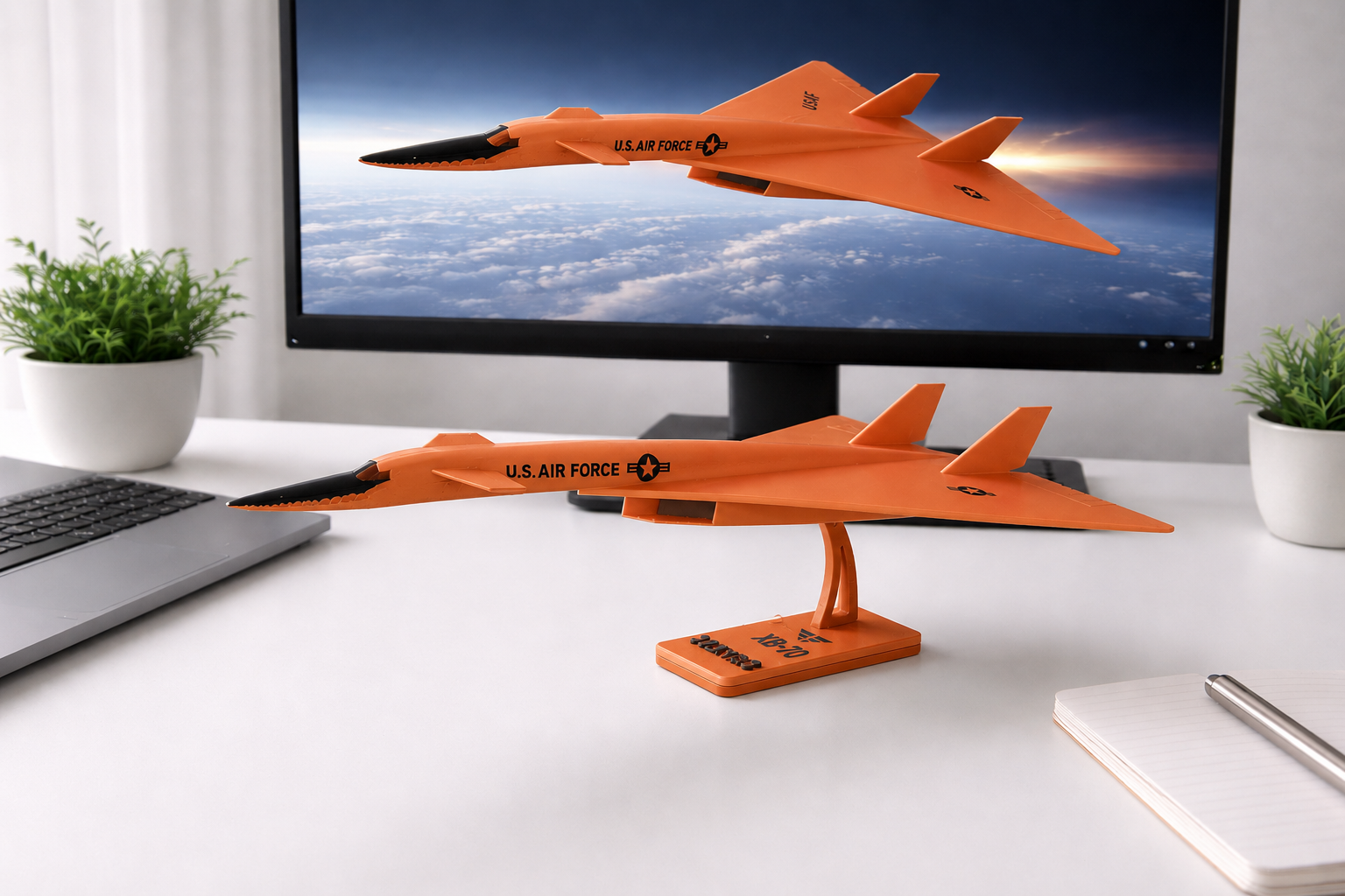 XB-70 Valkyrie 3D Printed Aircraft Model