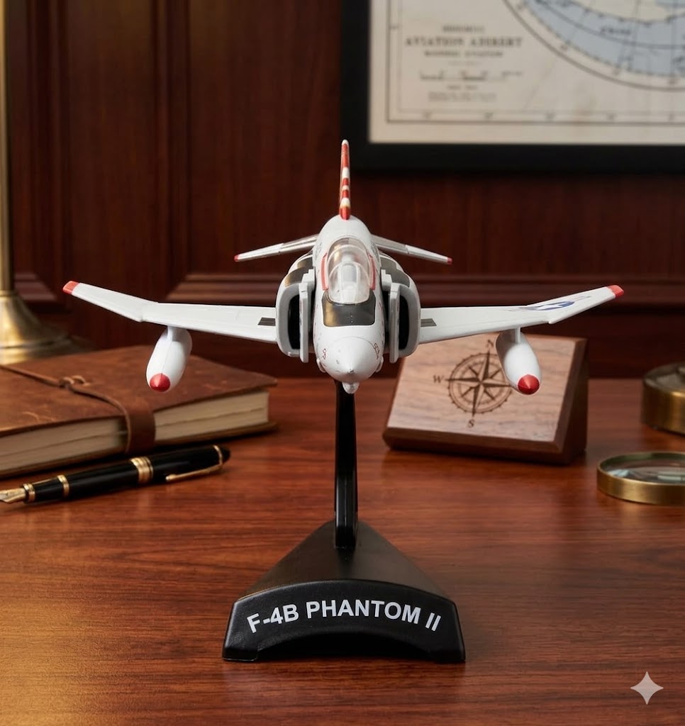 F-4B Phantom II Sundowners 1:155 Die-Cast Aircraft Model with Display Stand