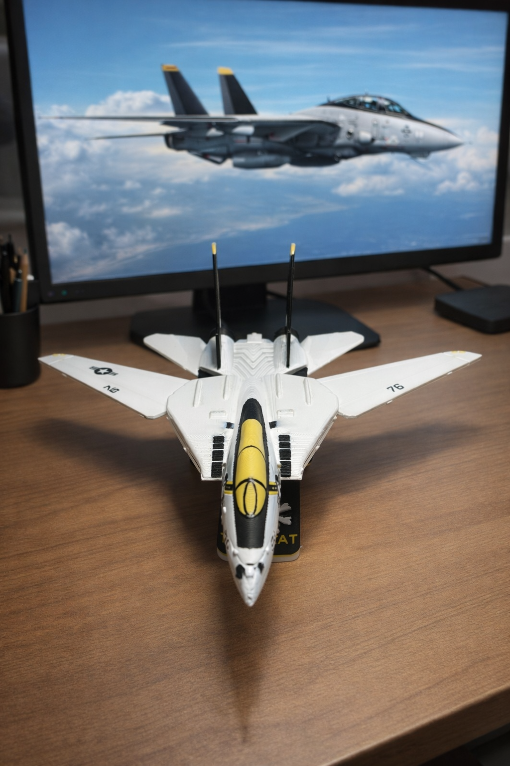F-14 Tomcat 3D Printed Aircraft Model Kit – Classic Navy Fighter Jet Edition