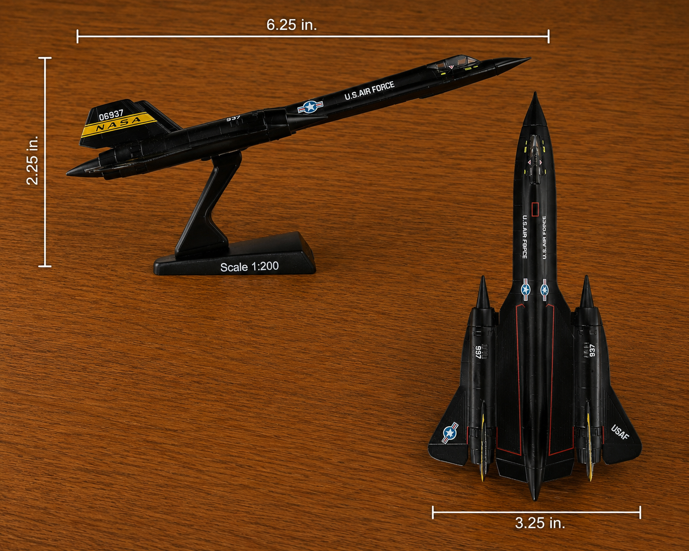 NASA YF-12 Die-Cast Aircraft Model – 1/200 Scale Blackbird Prototype