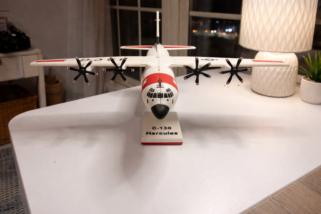 HC-130 Hercules 3D Printed Aircraft Model Kit – U.S. Coast Guard Rescue Plane