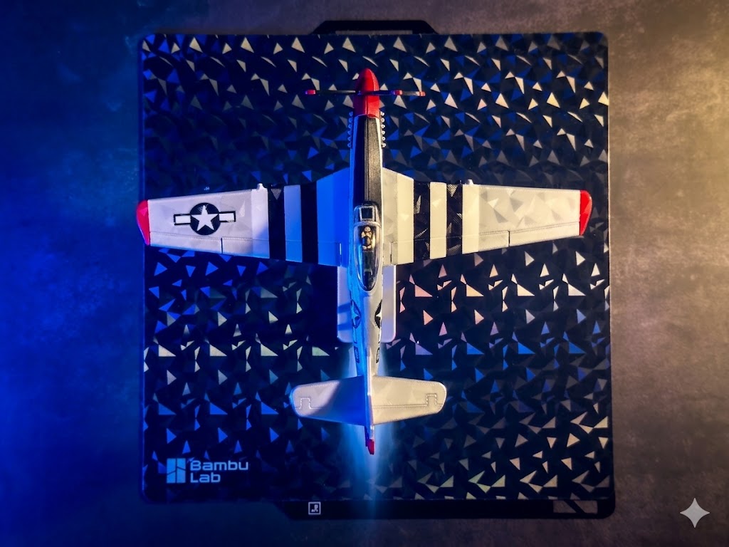 P-51D Mustang 3D Printed Aircraft Model Kit