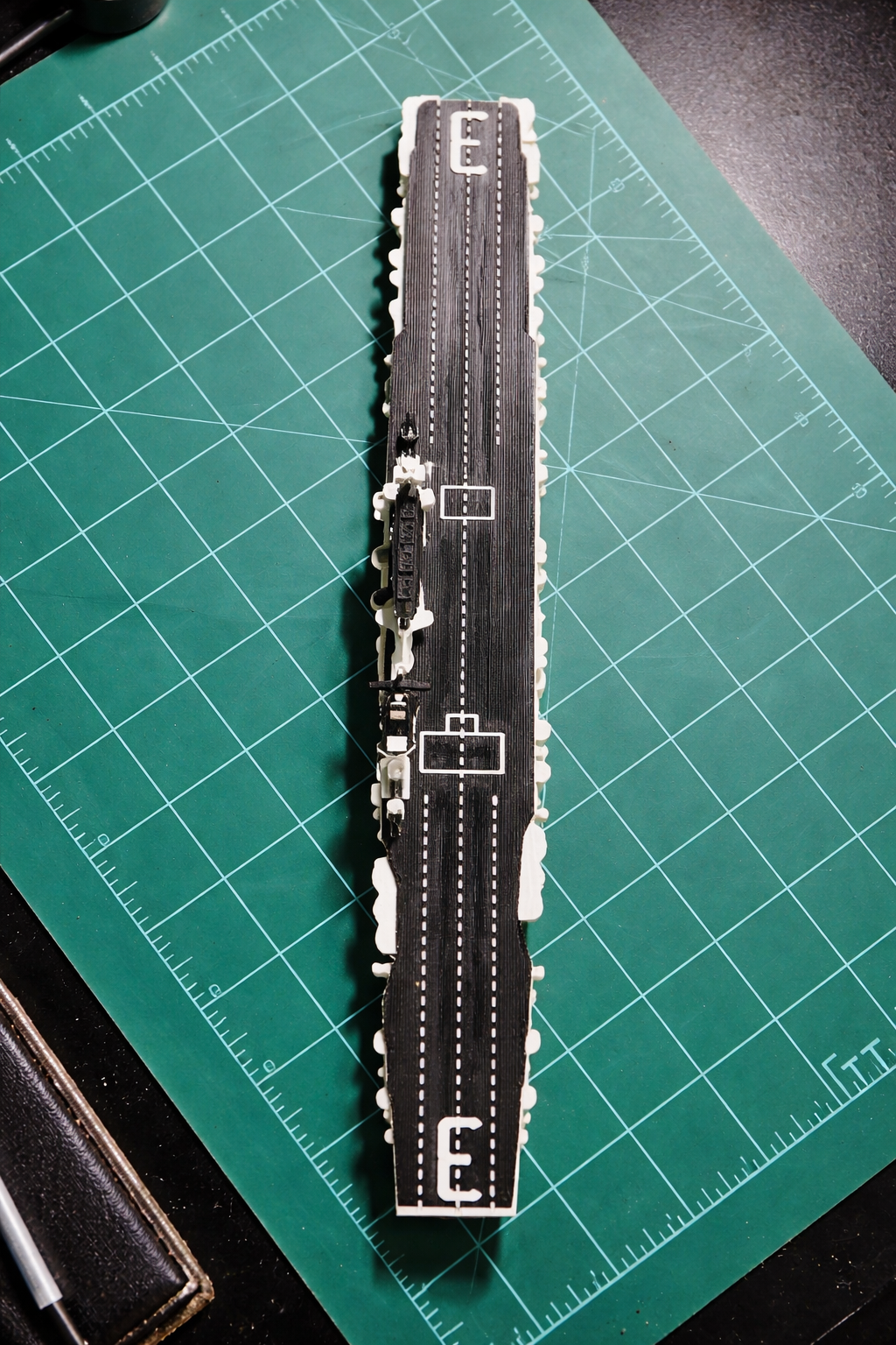 Saratoga Class Aircraft Carrier 3D Printed Display Model – Naval Warship Desk Decor