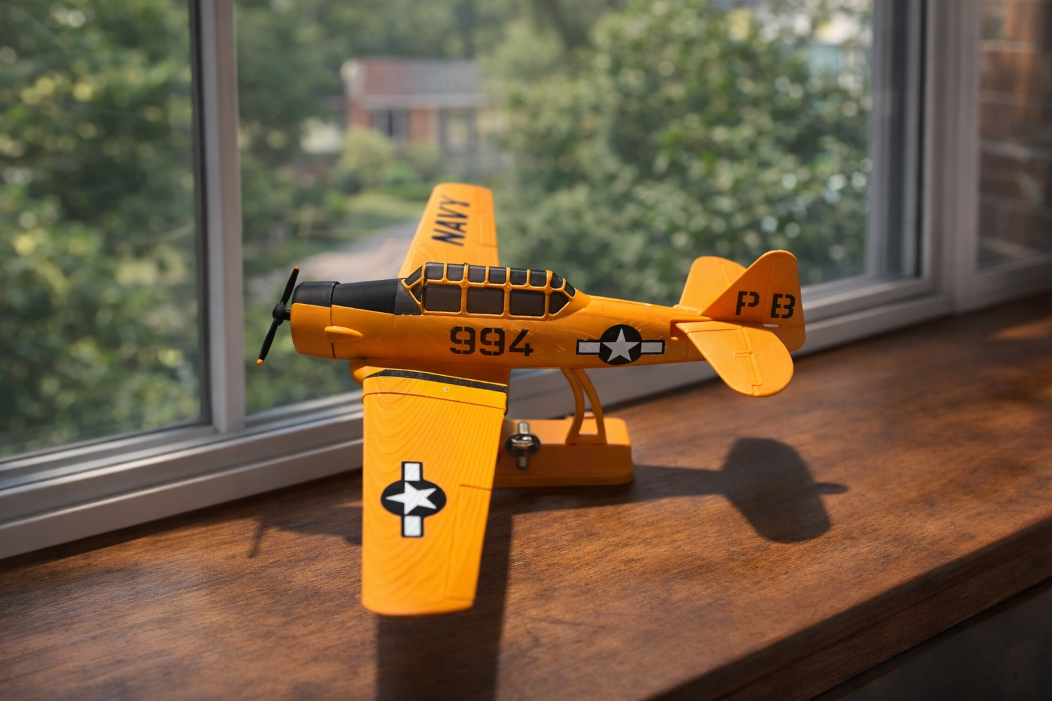 T-6 Texan 3D Printed Aircraft Model Kit – Vintage Navy Trainer Edition