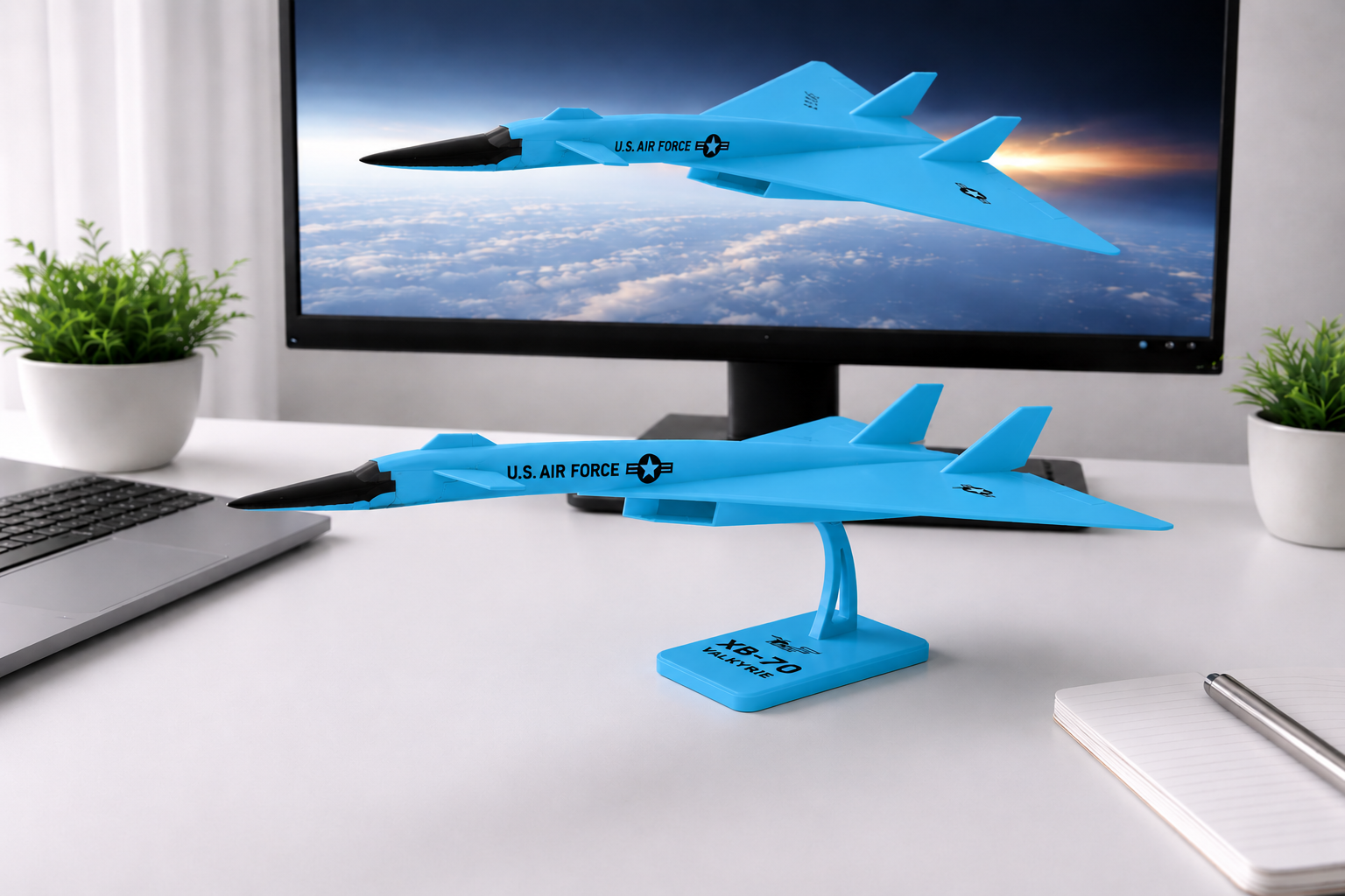 XB-70 Valkyrie 3D Printed Aircraft Model