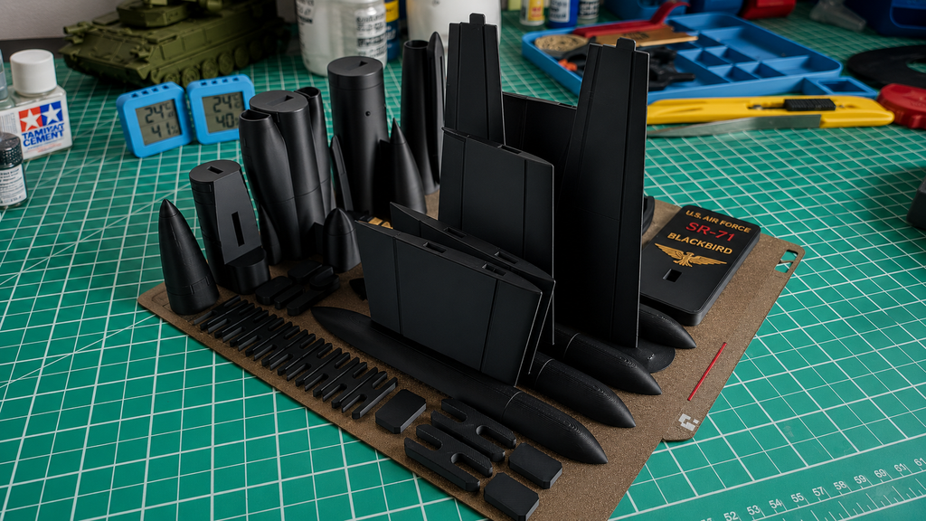 U-2 Spy Plane 3D Printed Aircraft Model