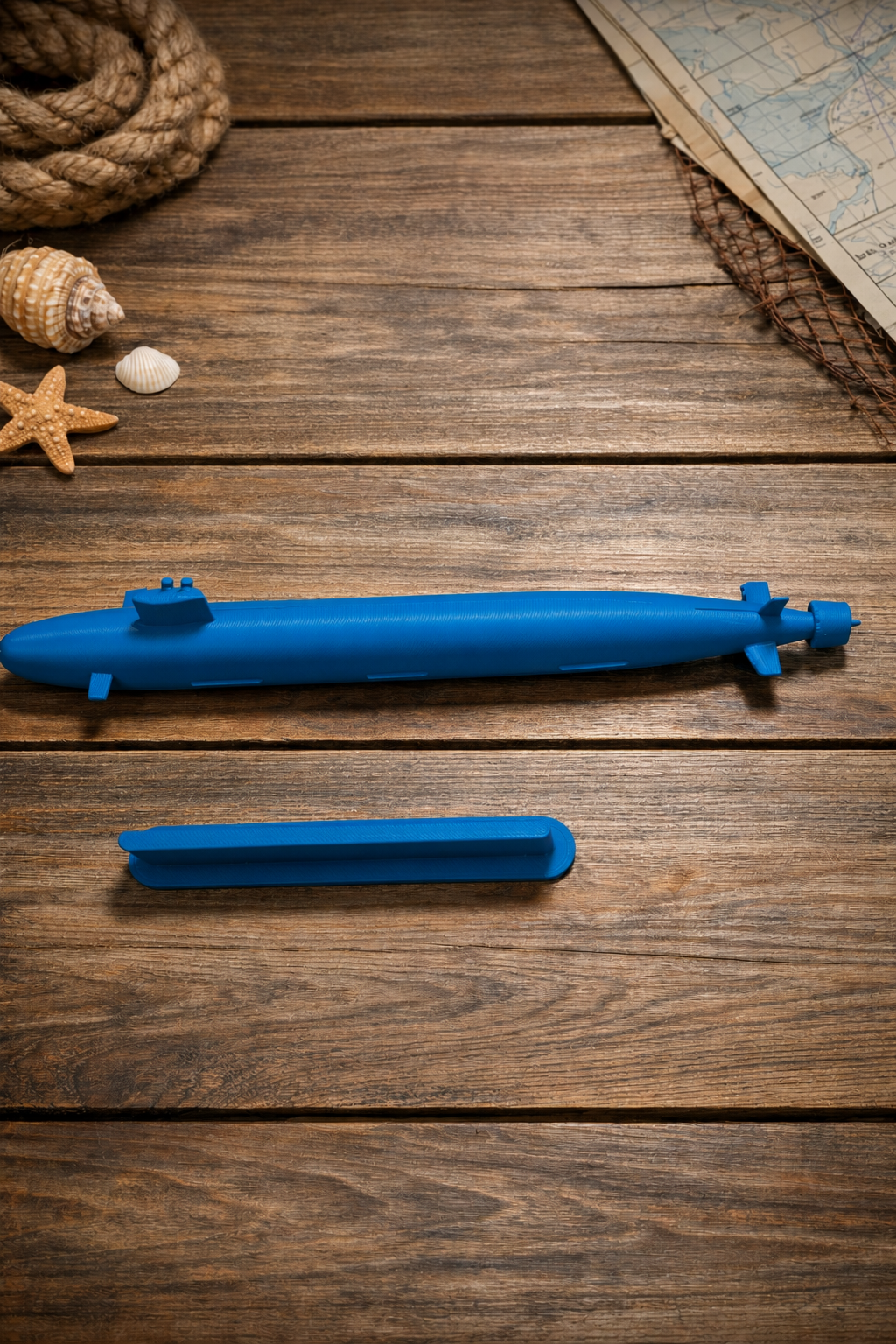 Virginia Class Submarine Display Model Virginia Class Submarine Display Model – 3D Printed Navy Submarine with Stand – Military Naval Desk Decor – Modern Submarine Display
