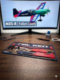 MXS-R Falken Aerobatic Plane 3D Printed Model | RC Airplane Display Build