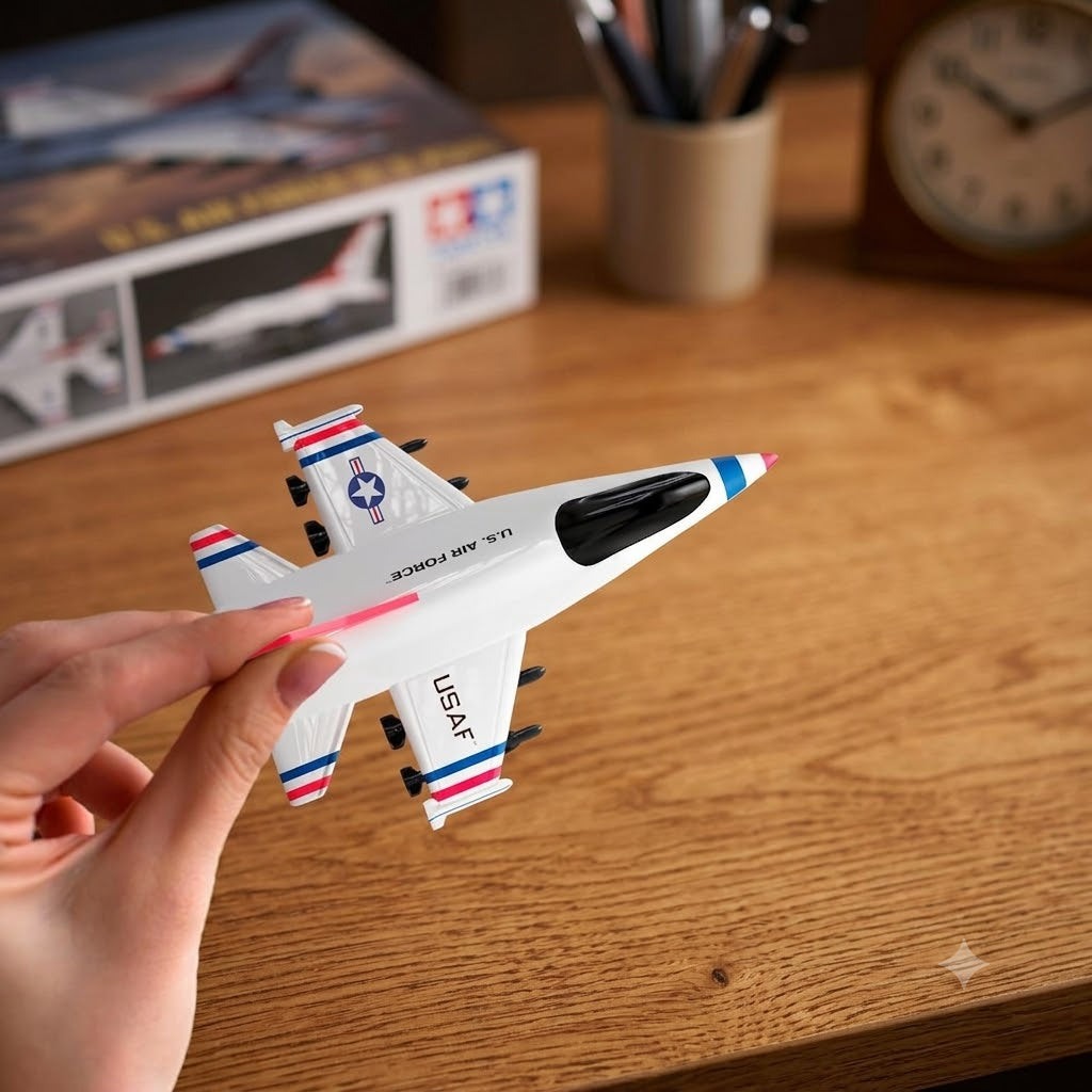 US Air Force Toy Fighter Jets 4-Pack Die-Cast Pull Back Airplane Set