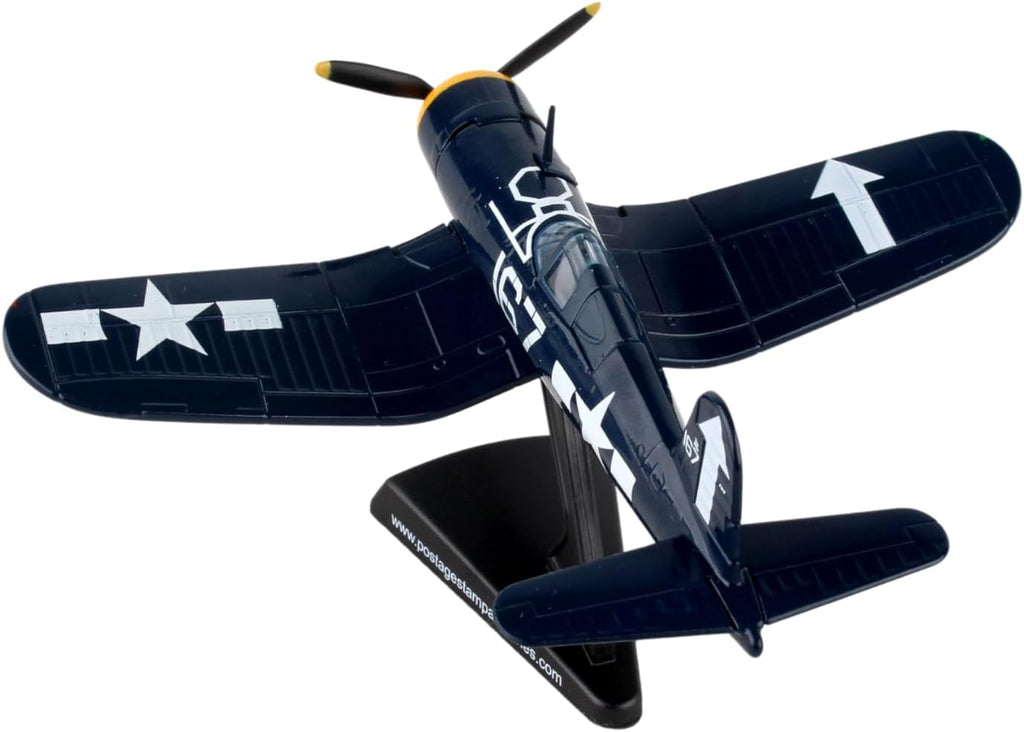 F4U Corsair Die-Cast Aircraft Model – 1/100 Scale WWII Navy Fighter Plane