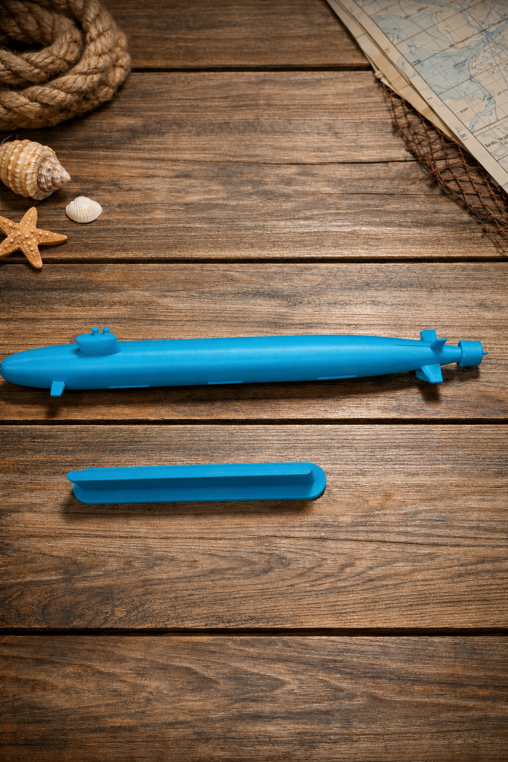 Virginia Class Submarine Display Model Virginia Class Submarine Display Model – 3D Printed Navy Submarine with Stand – Military Naval Desk Decor – Modern Submarine Display