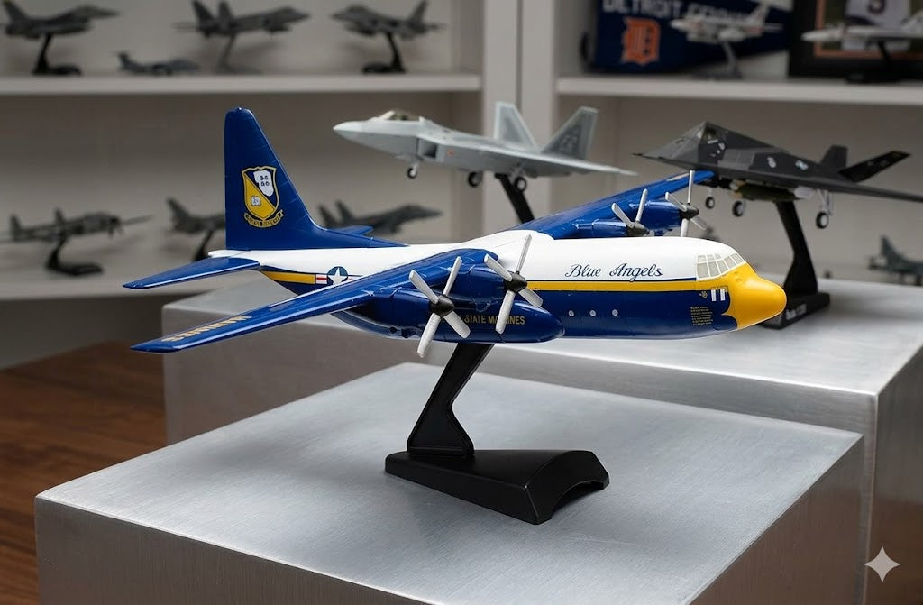 Fat Albert” C-130 Die-Cast Aircraft Model – 1:200 Scale Display Plane