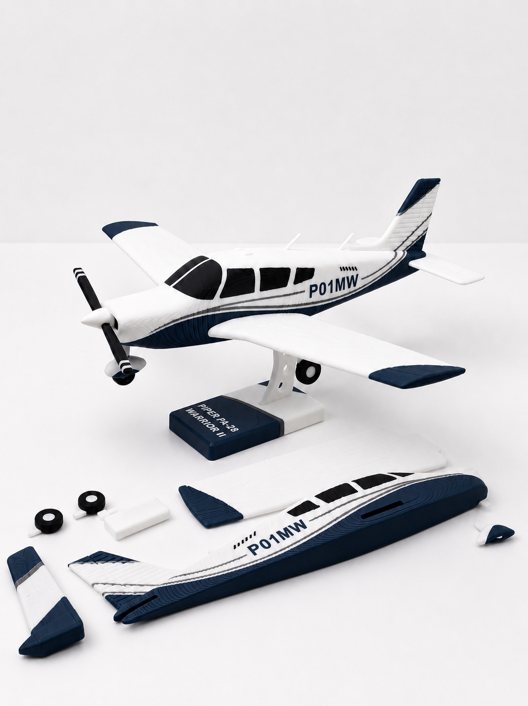 Piper PA-28 Warrior II 3D Printed Model Kit