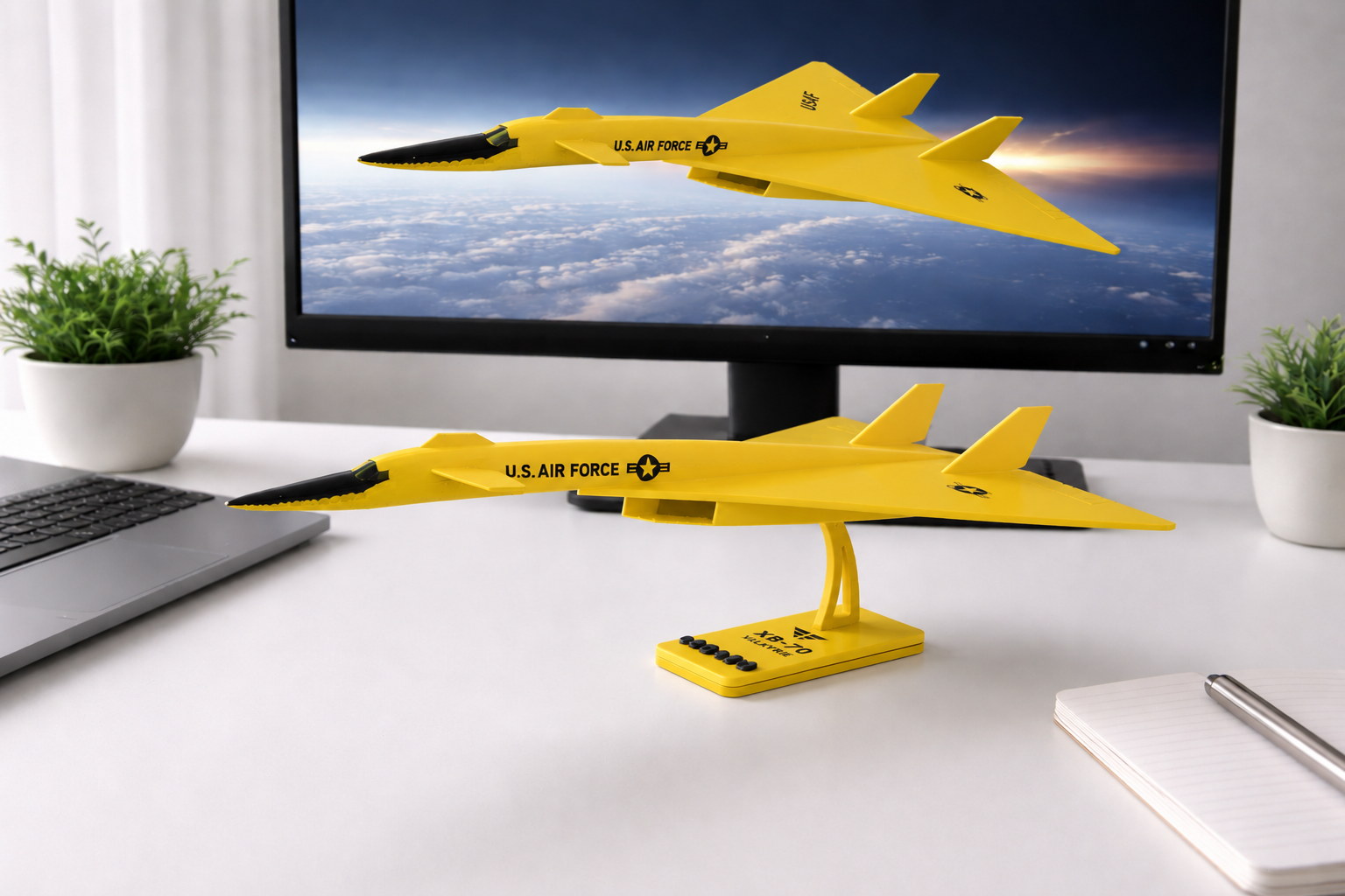 XB-70 Valkyrie 3D Printed Aircraft Model