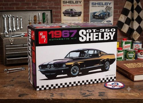 1967 Shelby GT-350 Model Kit – 1:25 Scale by AMT