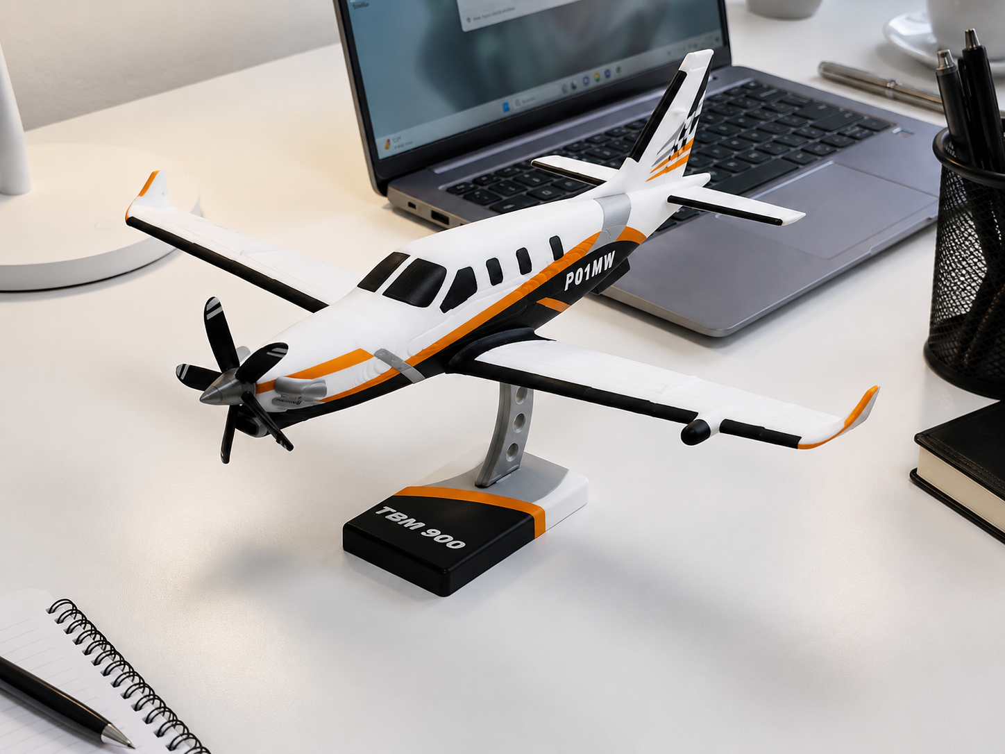 TBM 900 3D Printed Airplane Model Kit | Aviation Desk Decor