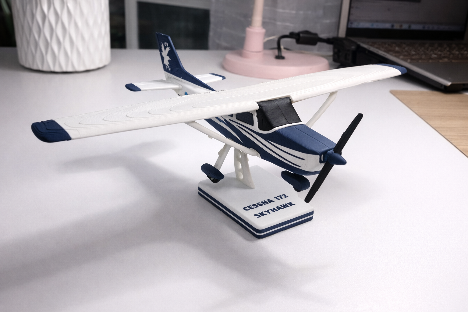 Cessna 172 Skyhawk 3D Printed Aircraft Model