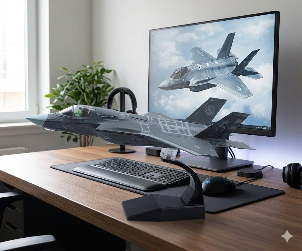 F-35B Lightning II Die-Cast Aircraft Model – 1/72 Scale Stealth Fighter Jet