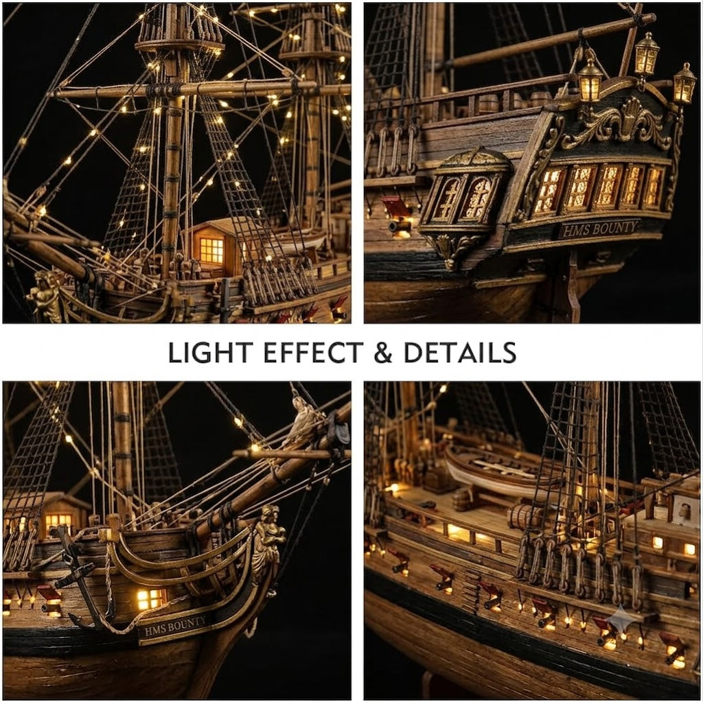 CubicFun Titanic 3D Model Ship Puzzle with LED Lights – 266 Pieces