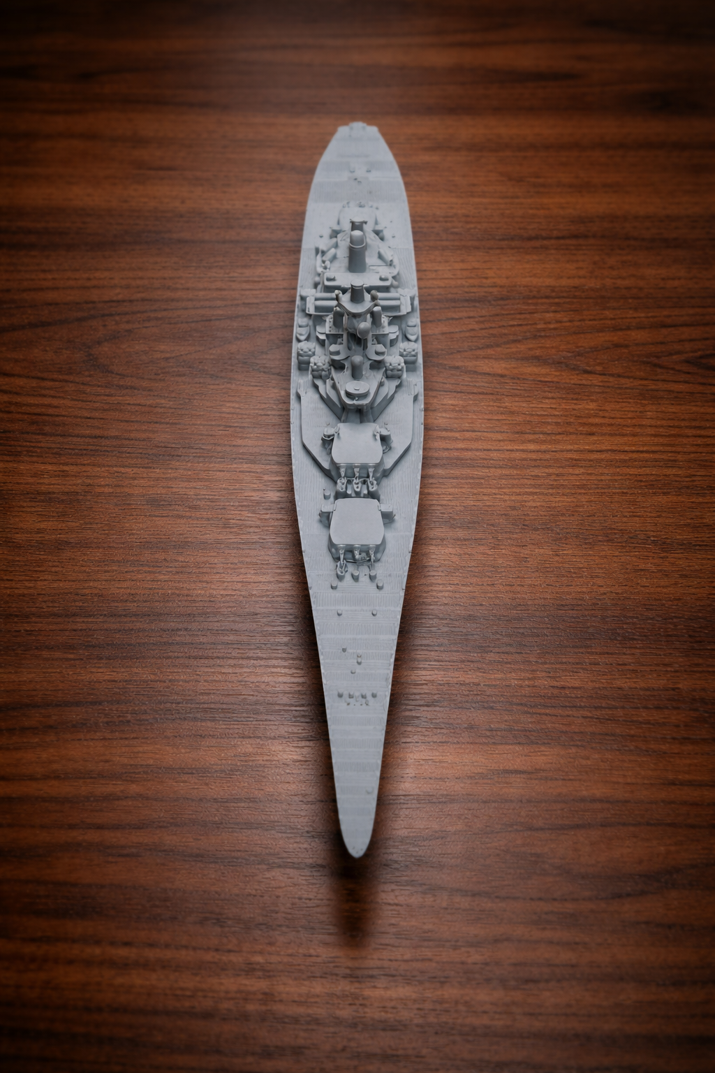 USS Missouri Battleship 3D Printed Display Model – WWII Naval Warship Desk Decor