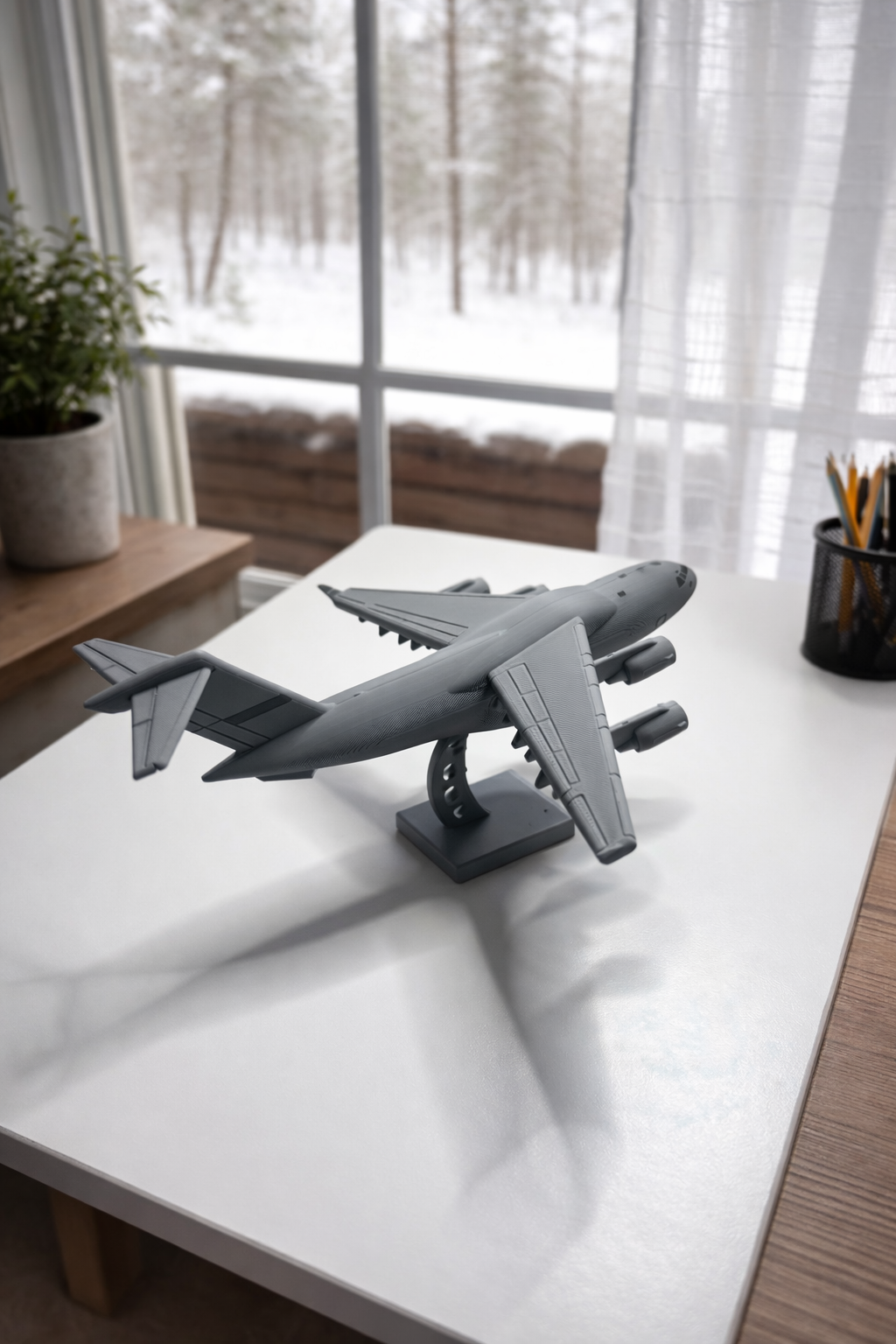 C-17 Globemaster III 3D Printed Aircraft Model Kit – USAF Military Cargo Plane