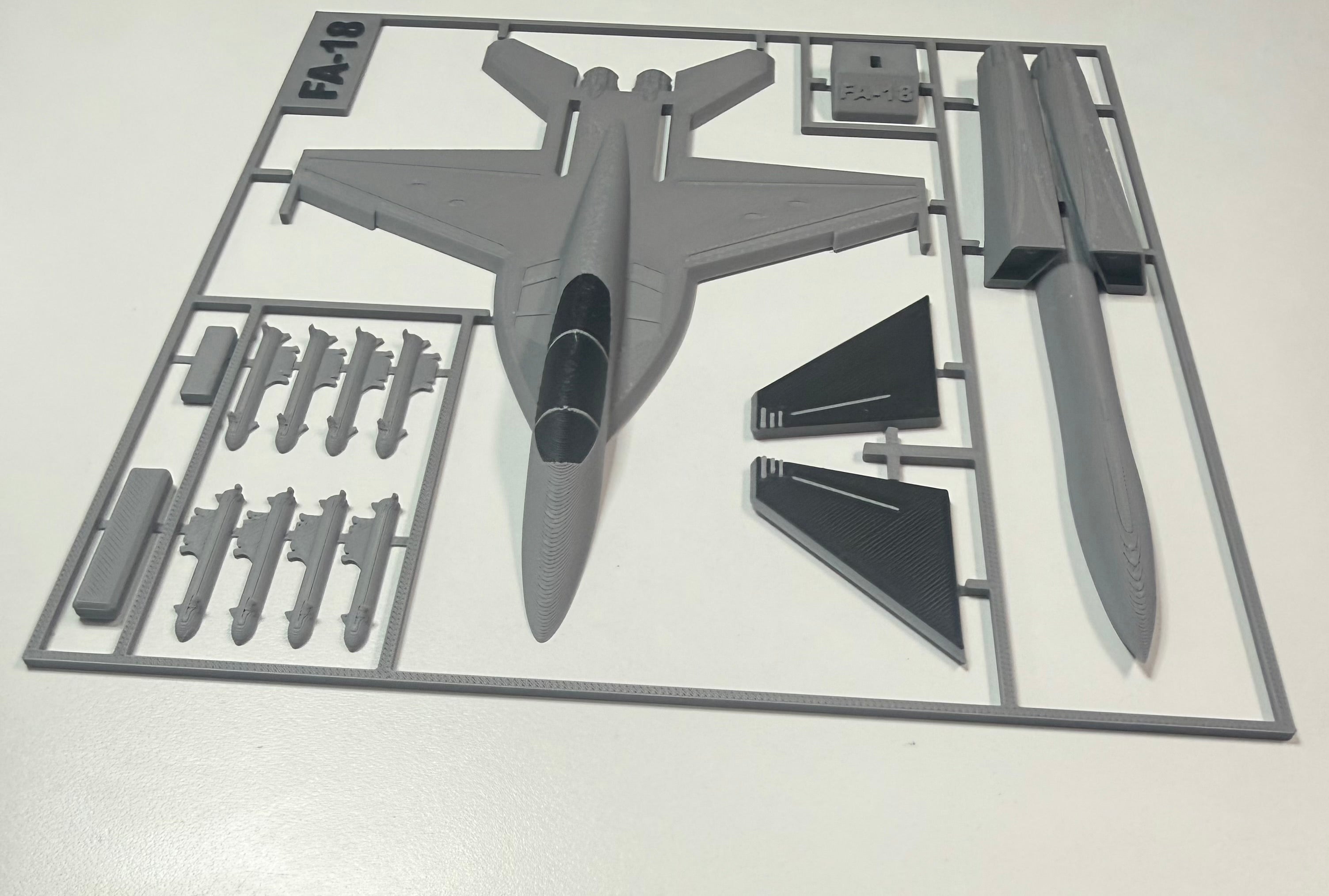 F/A-18 Fighter Jet 3D Printed Model Kit F/A-18 Fighter Jet 3D Printed Model Kit – Military Aircraft Desk Decor – Modern Aviation Display – Fighter Jet Model – Aviation Gift