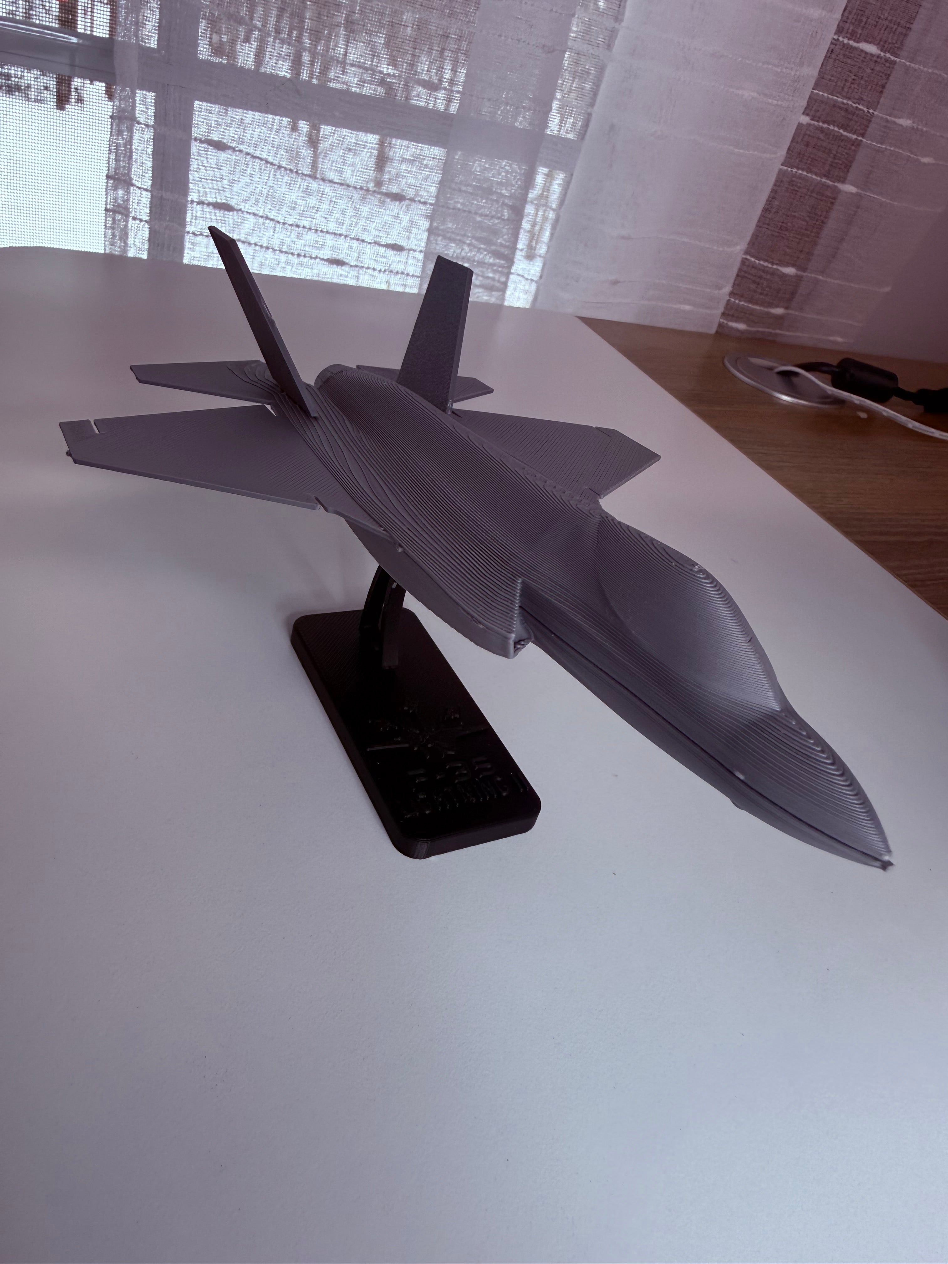 F-35 Lightning II 3D Printed Model Kit F-35 Lightning II 3D Printed Model Kit – Stealth Fighter Jet Display – Military Aircraft DIY Build – Aviation Desk Decor – Fighter Jet Model