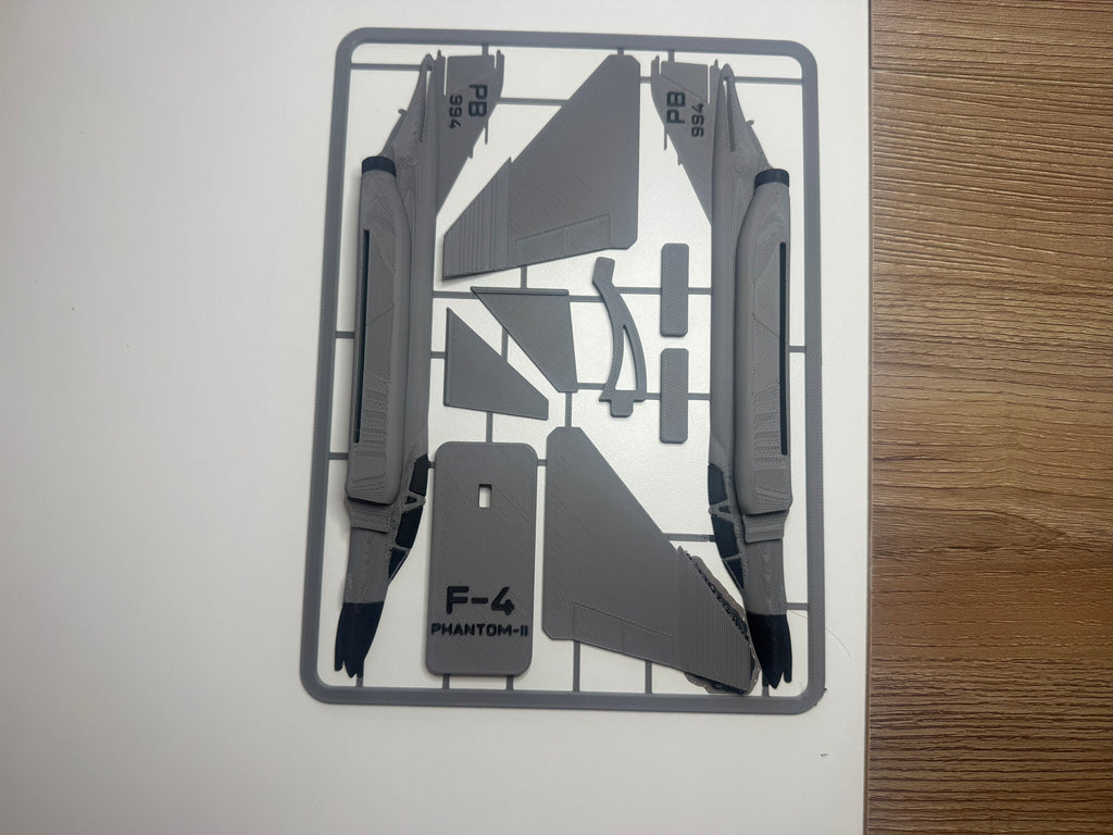 F-4 Phantom II 3D Printed Aircraft Model Kit – Military Fighter Jet