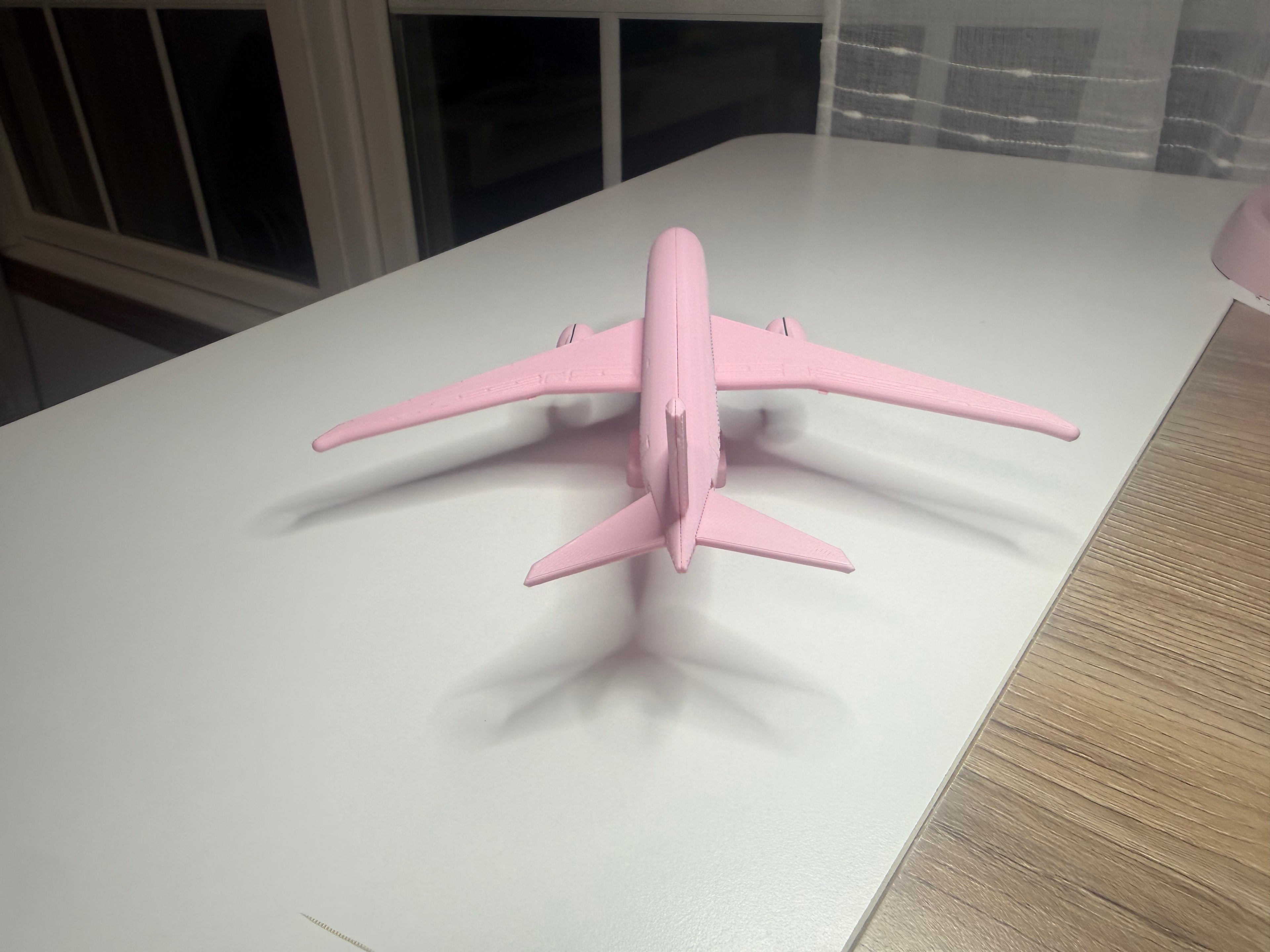 Pink Boeing 787 Dreamliner 3D Printed Aircraft Model Kit – Cute Airliner Edition
