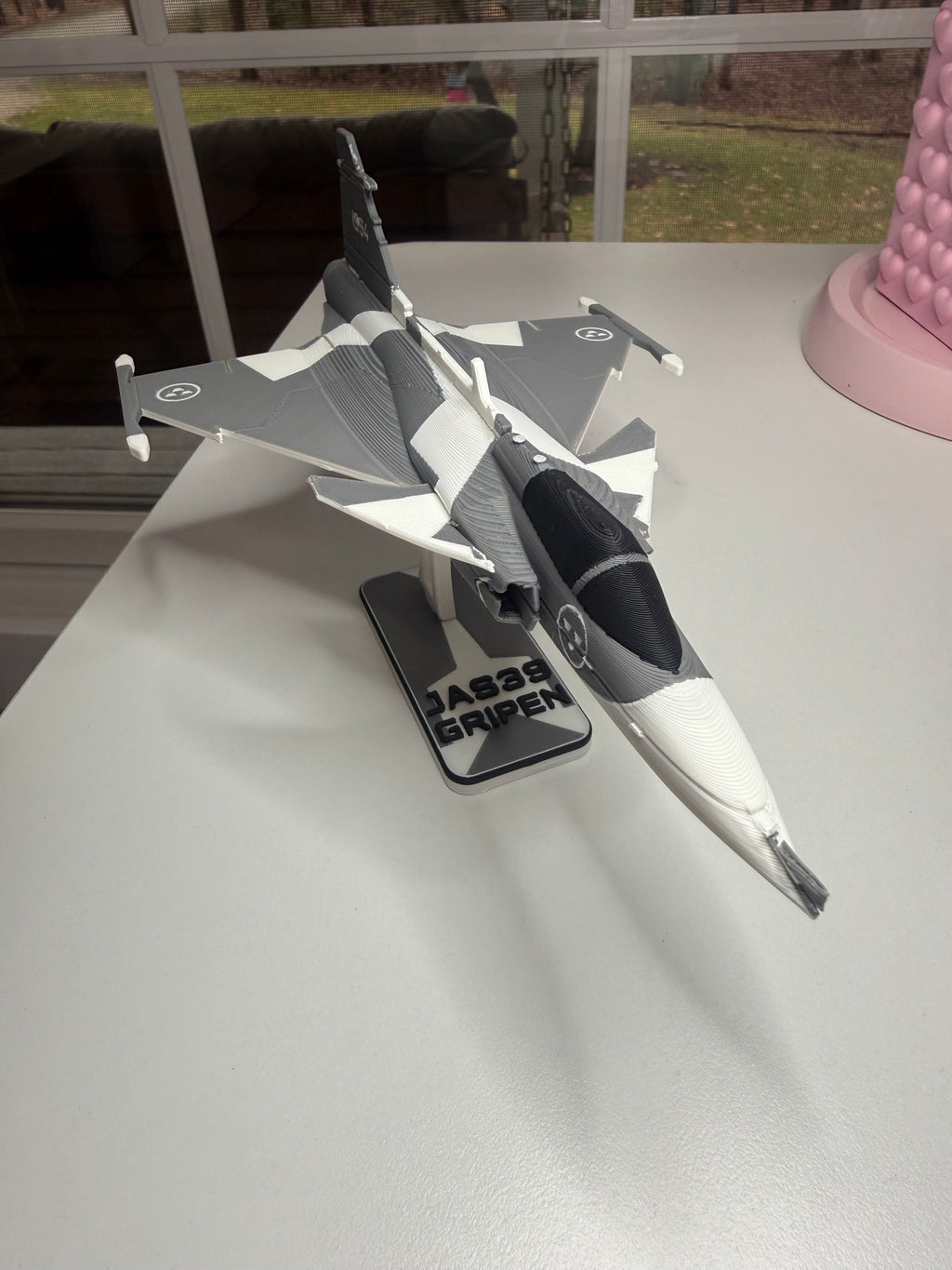 JAS 39 Gripen 3D Printed Aircraft Model Kit – Modern Fighter Jet Edition
