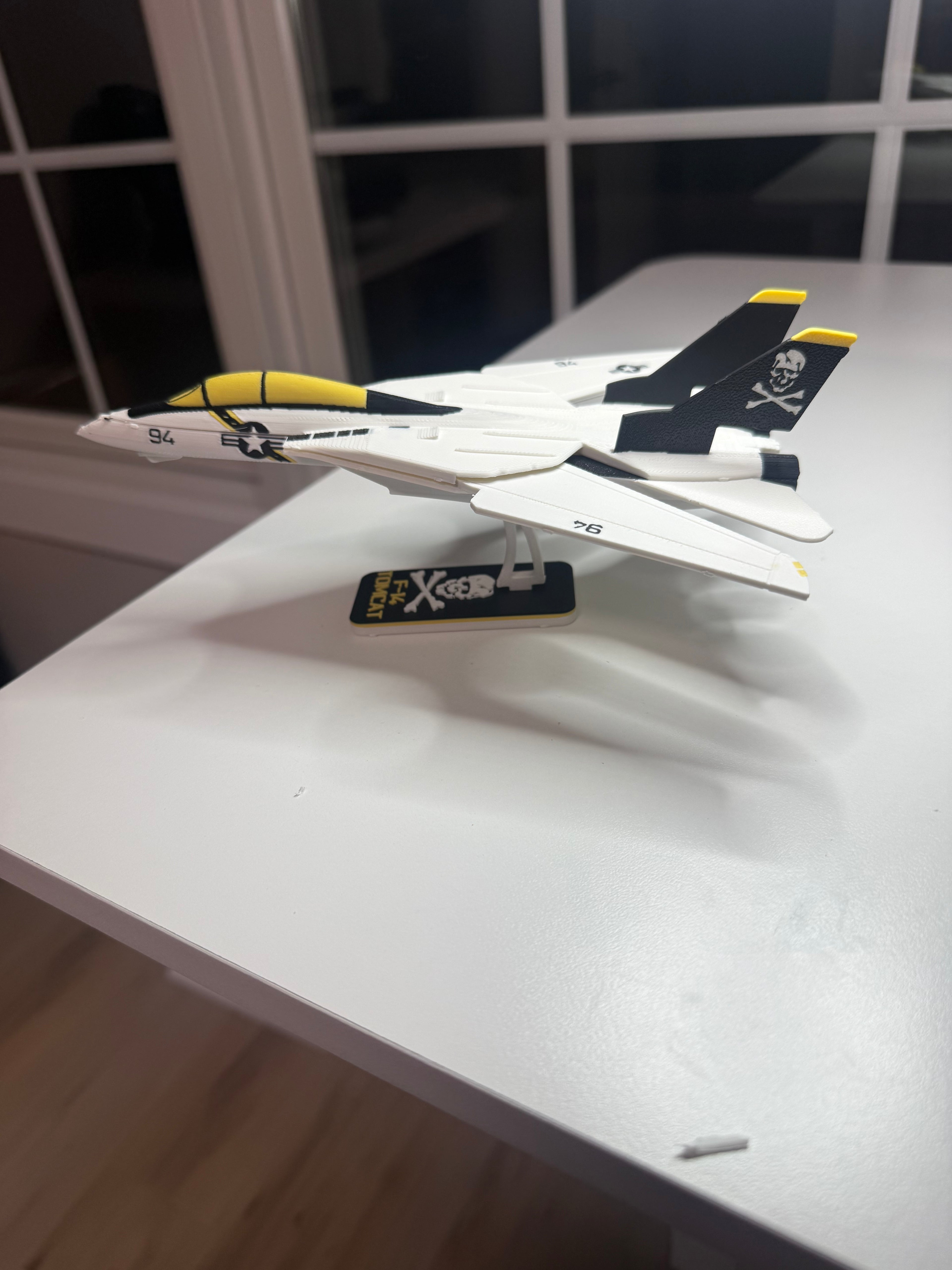 F-14 Tomcat 3D Printed Aircraft Model Kit – Classic Navy Fighter Jet Edition