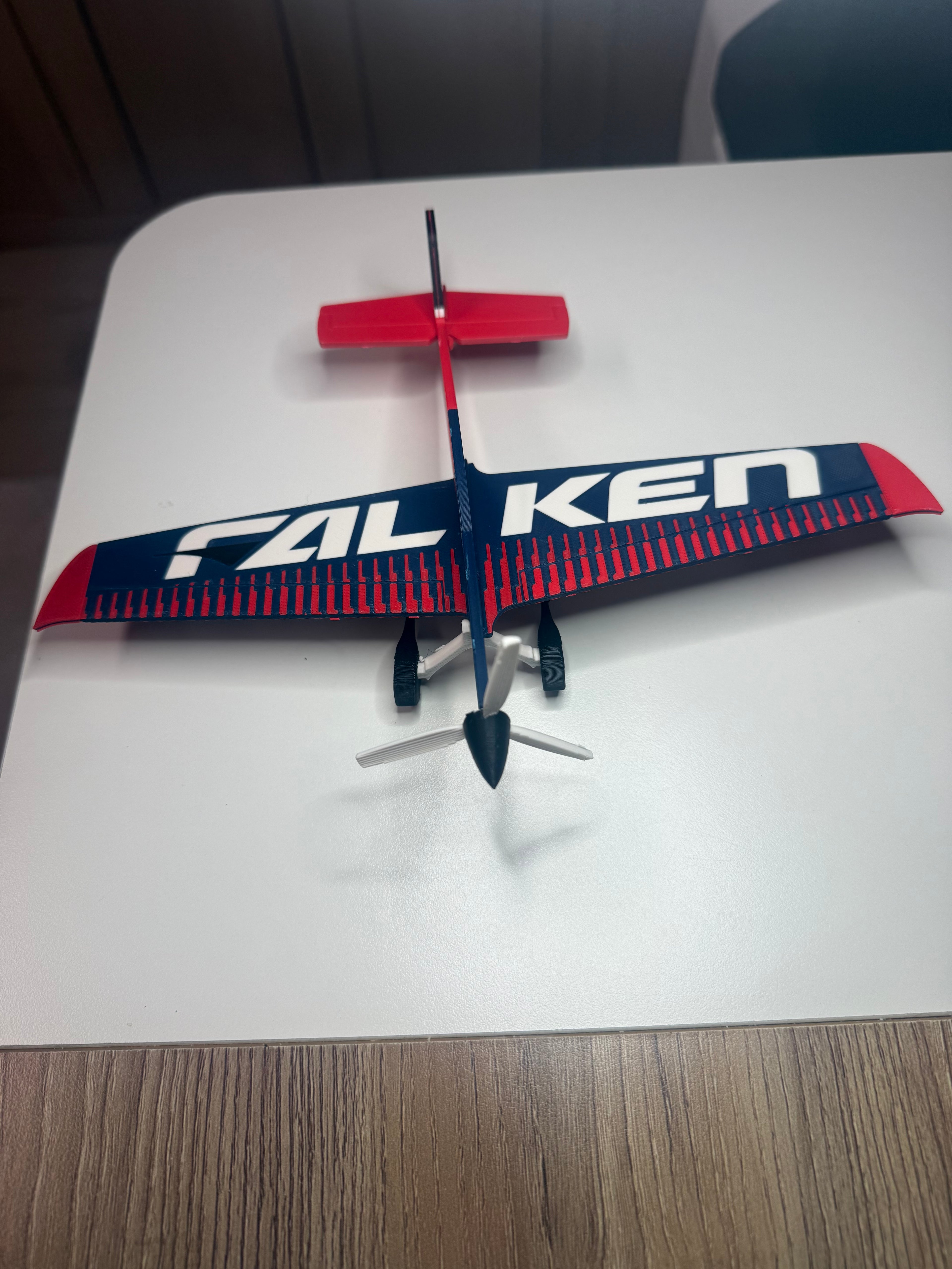 MXS-R Falken Aerobatic Plane 3D Printed Model | RC Airplane Display Build