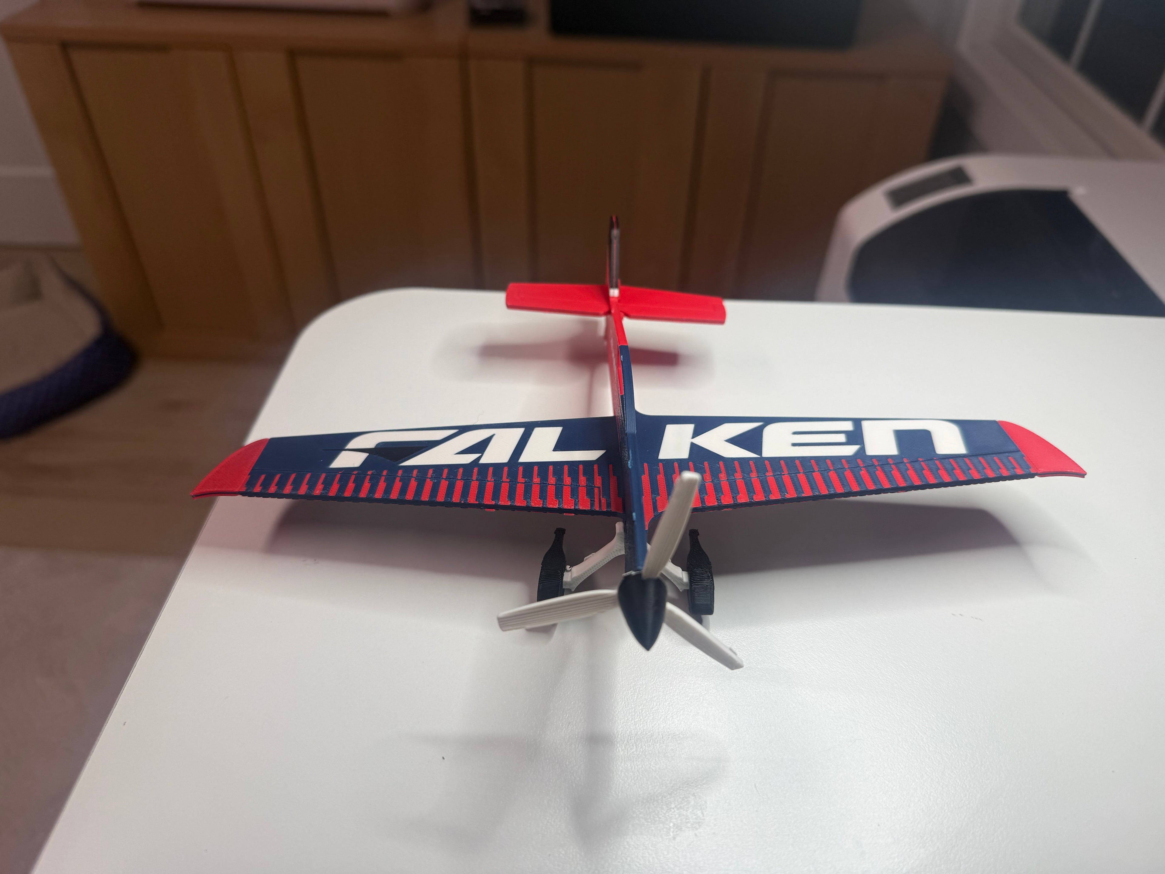 MXS-R Falken Aerobatic Plane 3D Printed Model | RC Airplane Display Build