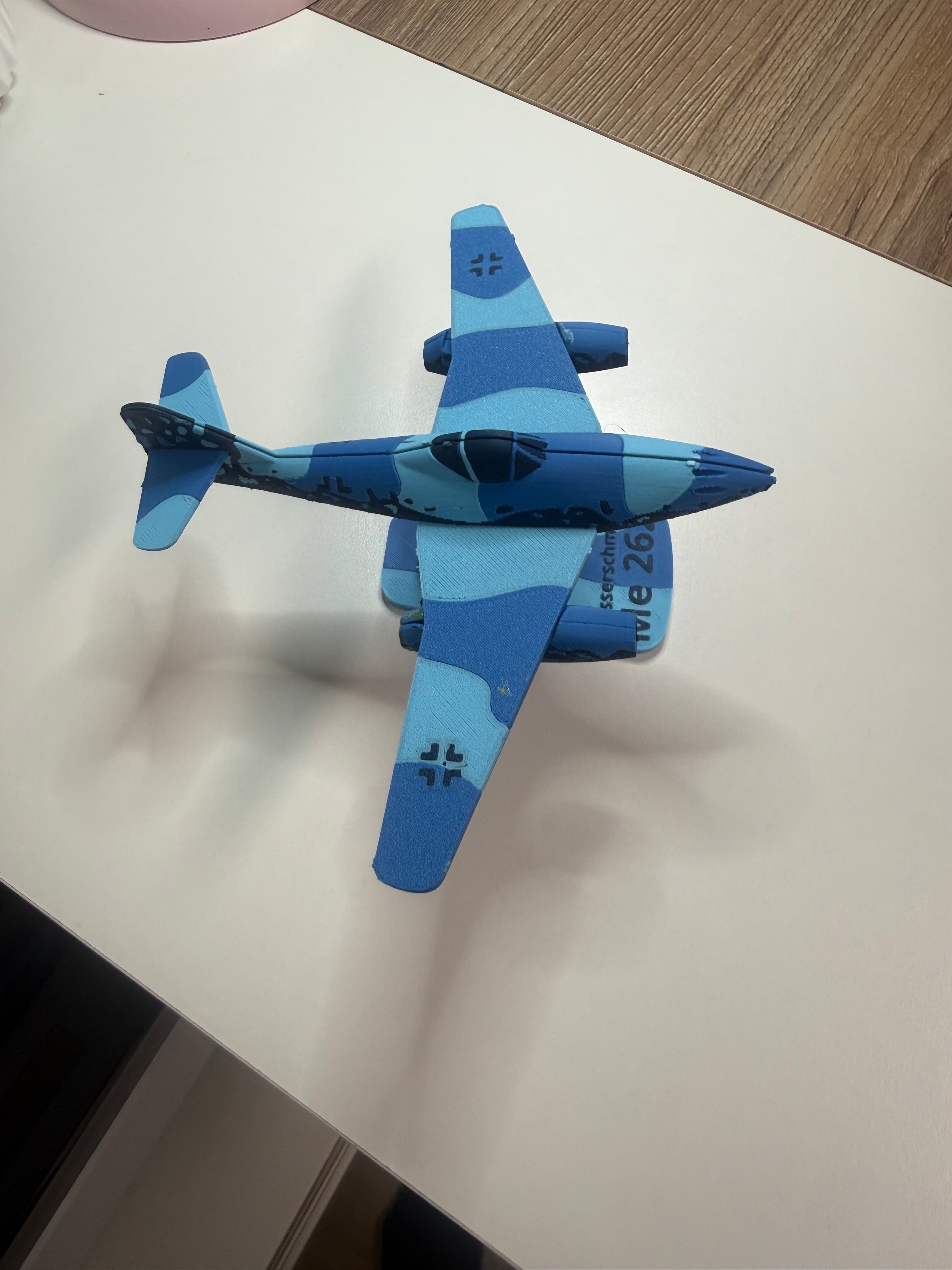 Messerschmitt Me 262 3D Printed Aircraft Model