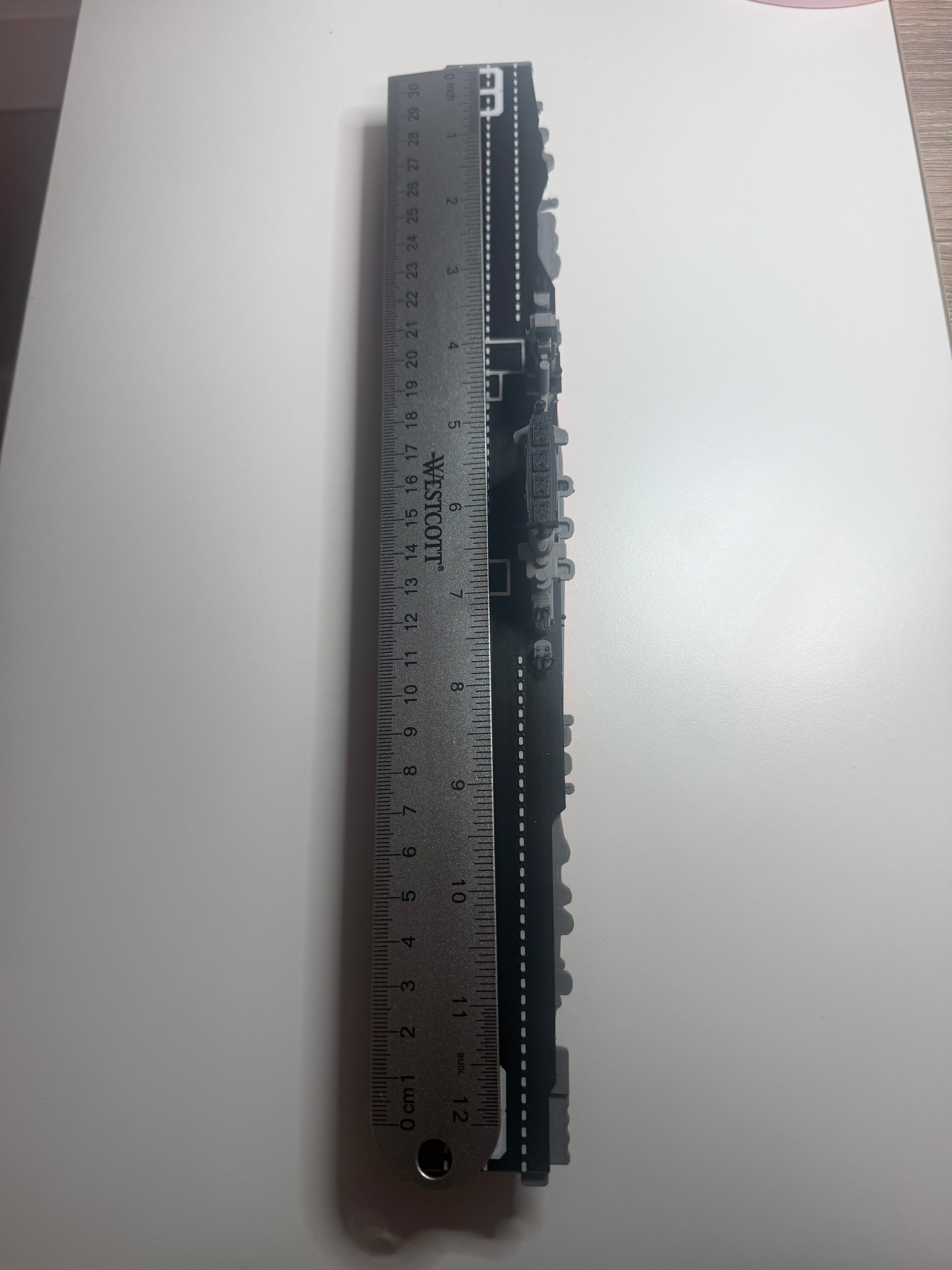Saratoga Class Aircraft Carrier 3D Printed Display Model – Naval Warship Desk Decor